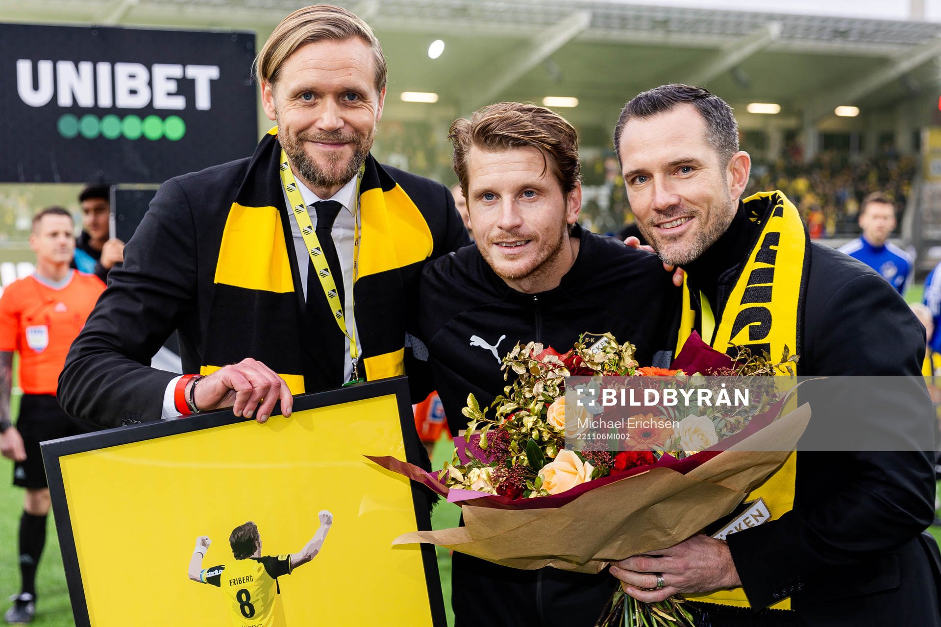Häckens Erik Friberg uppmärksammas av klubbdirektör