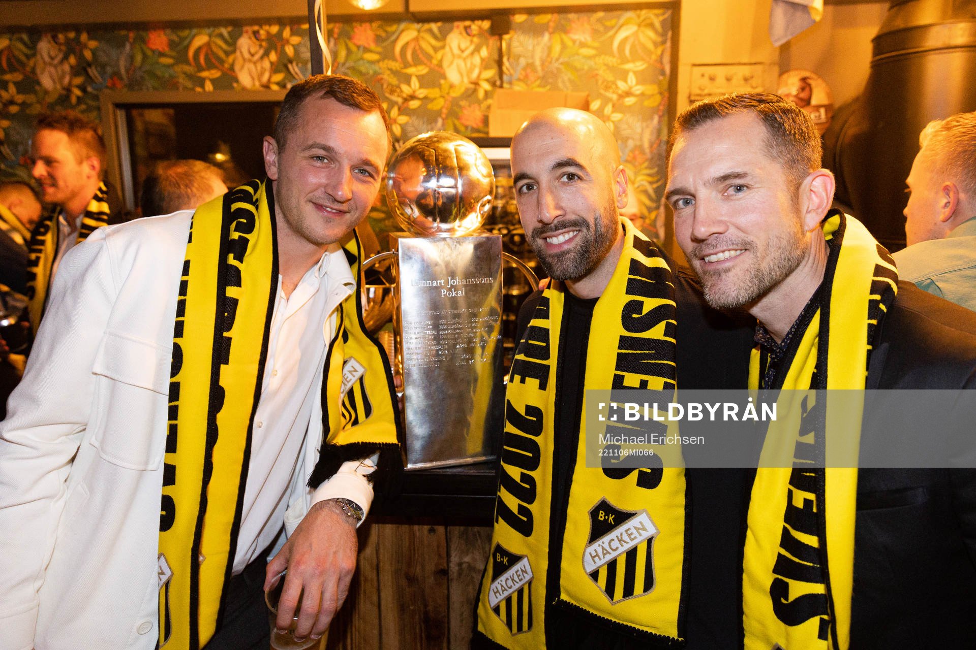 Häckens Even Hovland, assisterande tränare Martin Foyston