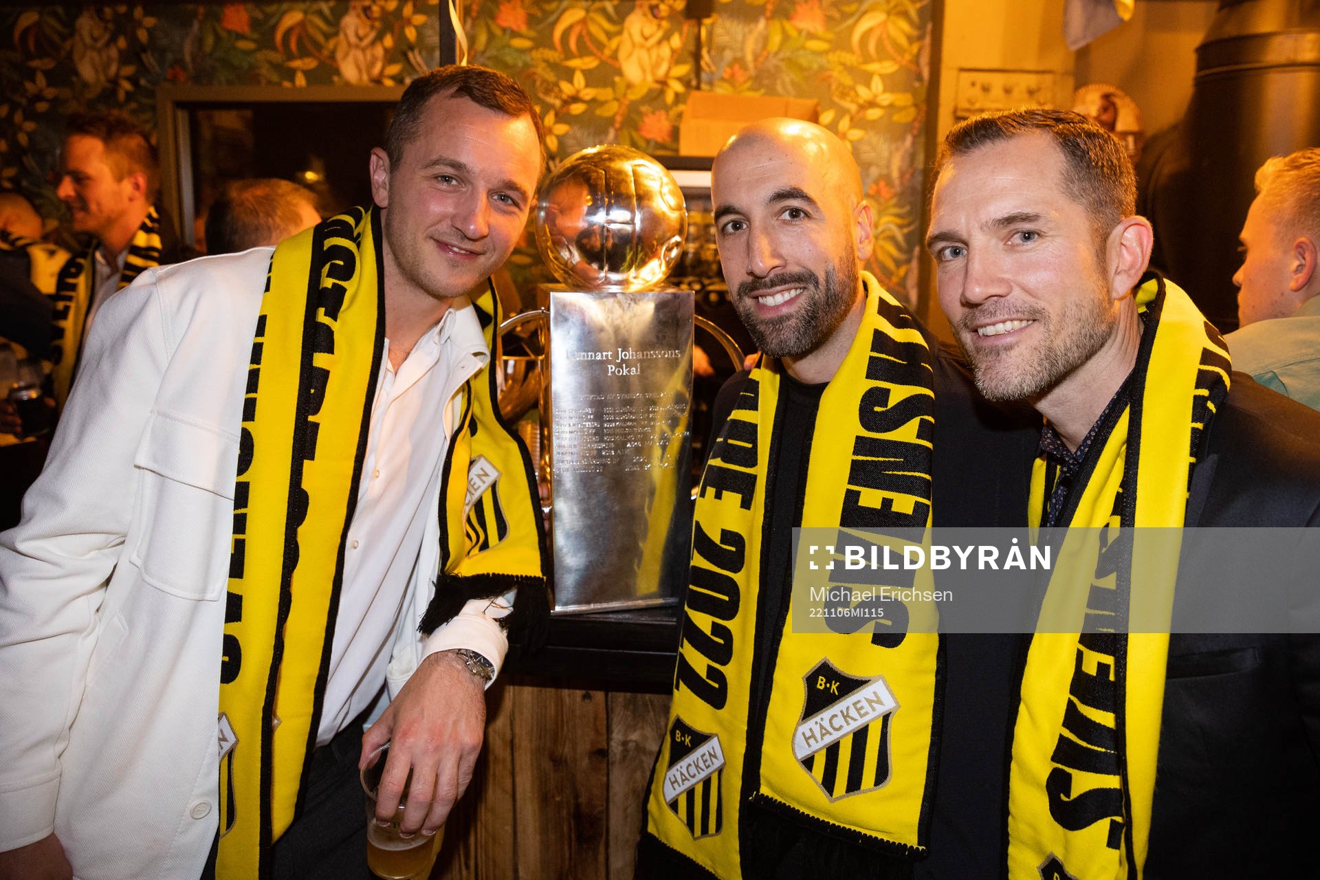 Häckens Even Hovlan, assisterande tränare Martin Foyston