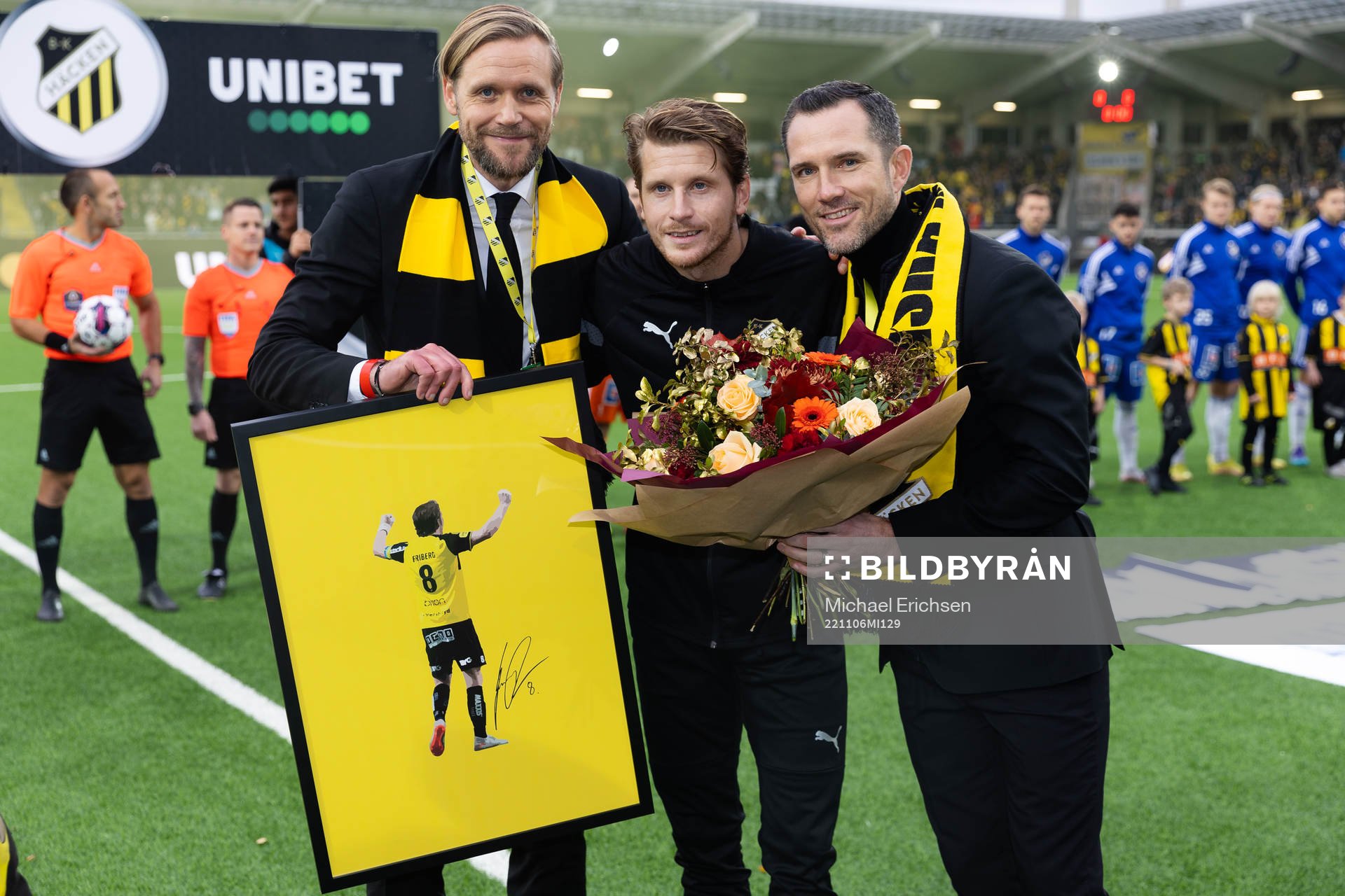 Häckens klubbchef Marcus Jodin och sportchef Martin