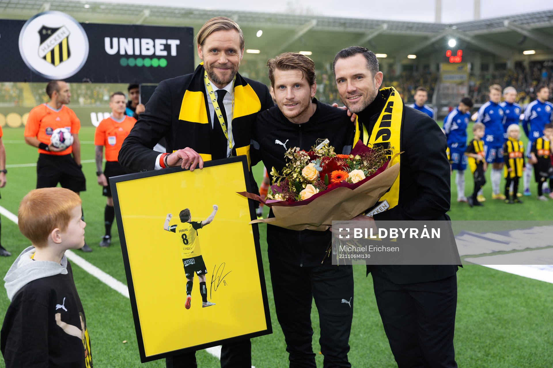 Häckens klubbchef Marcus Jodin och sportchef Martin