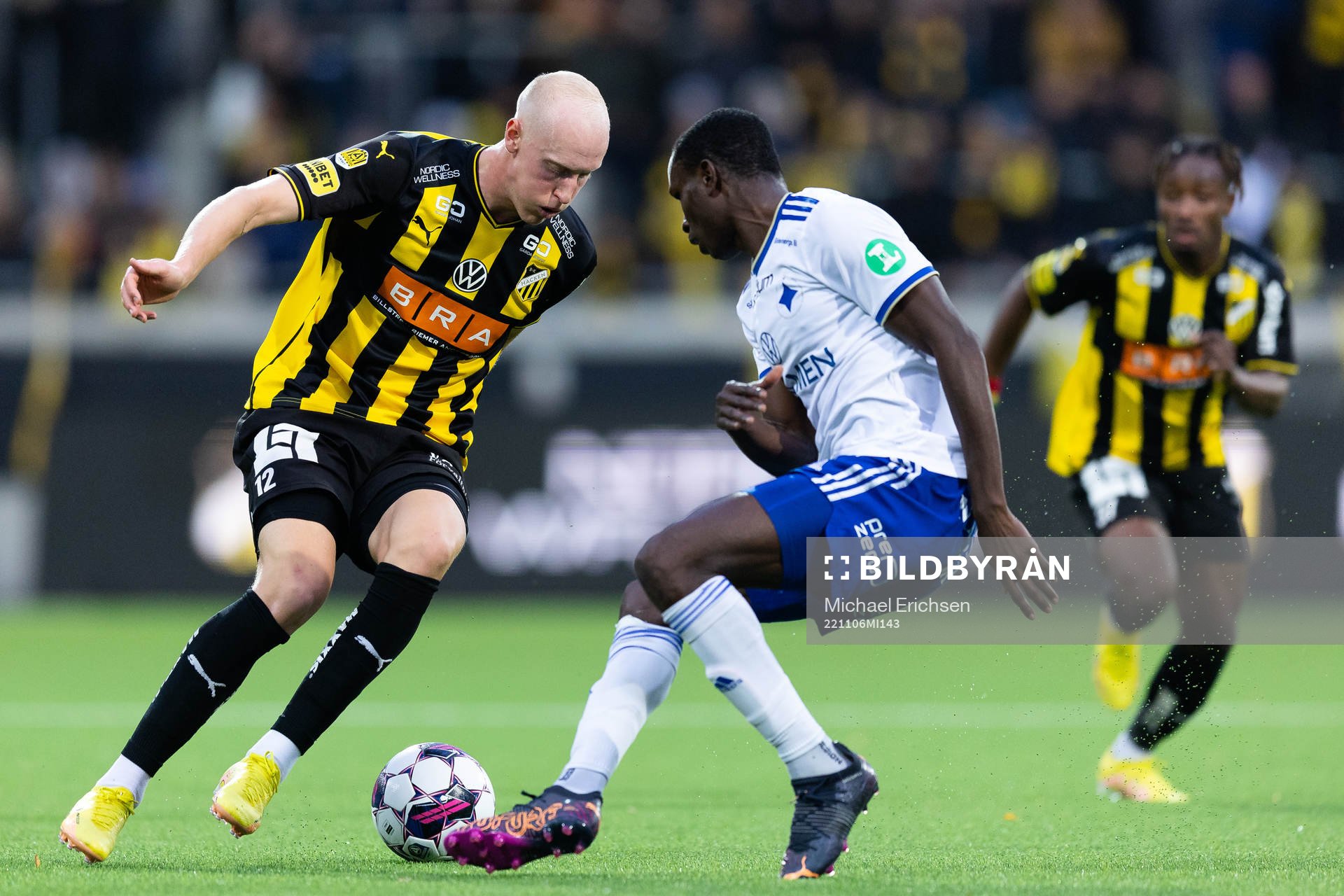 Häckens Valgeir Fridriksson och IFK Norrköpings Godswill