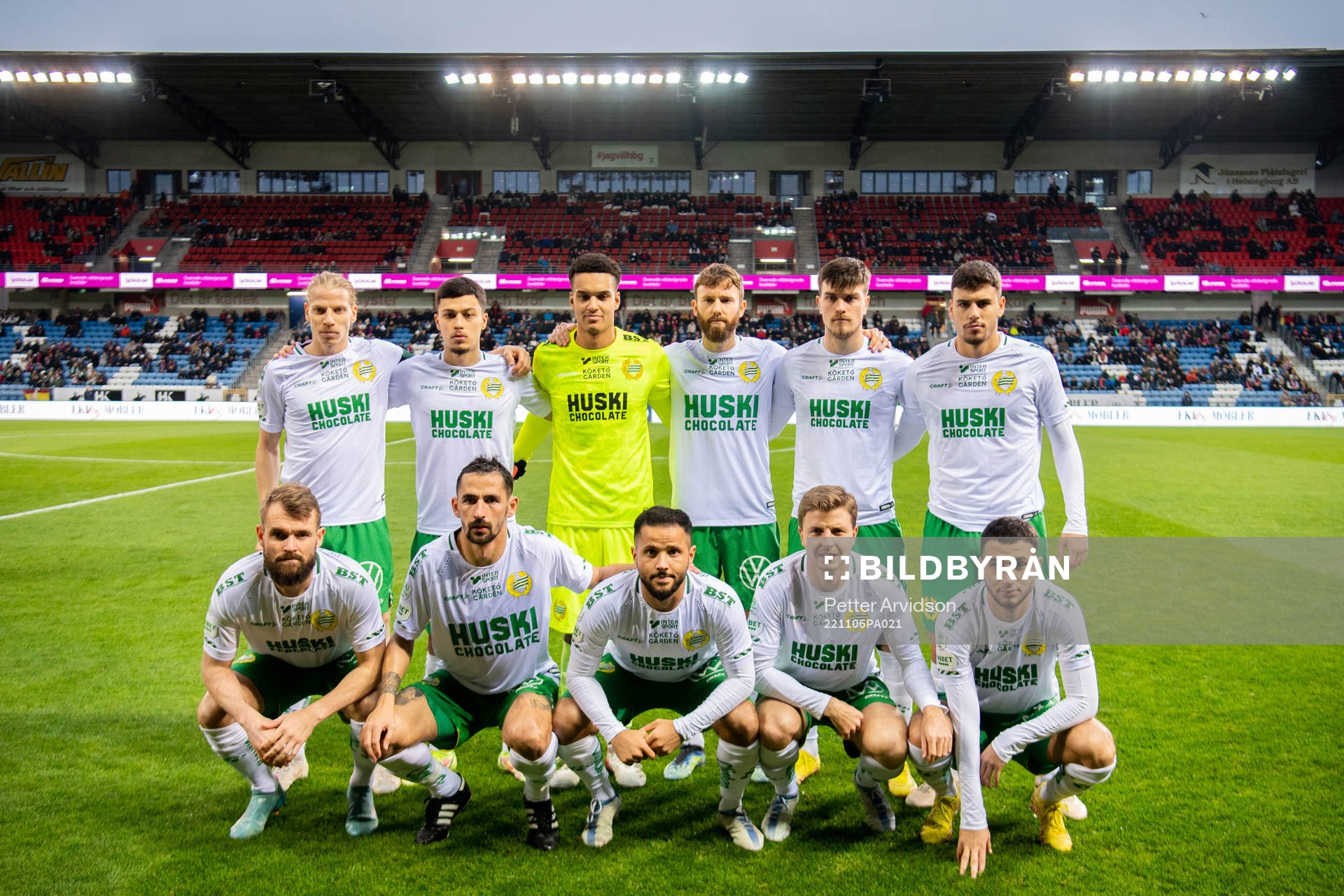 Hammarbys startelva ställer upp för lagbild