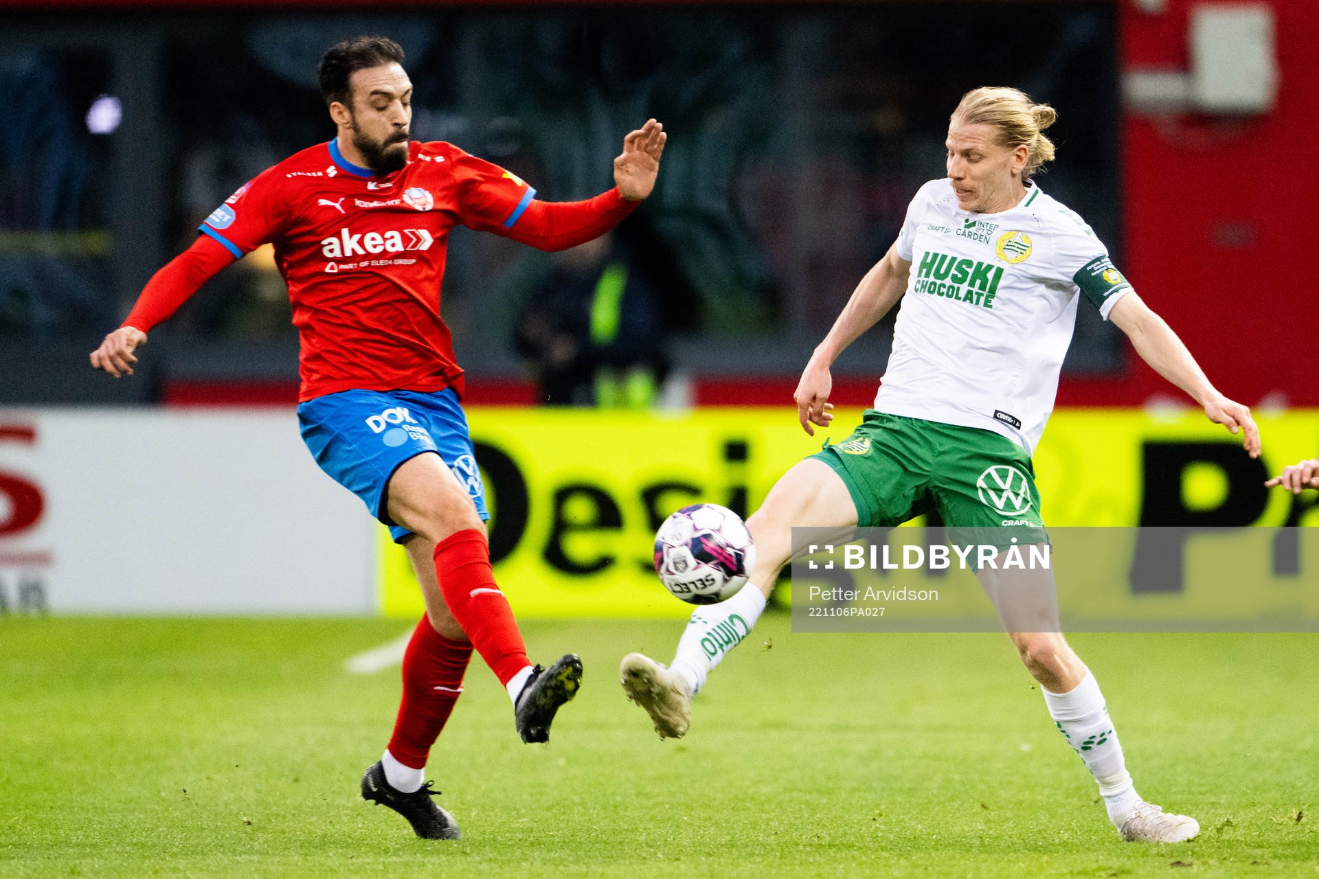 Helsingborgs Abdul Rahman Khalili och Hammarbys Gustav
