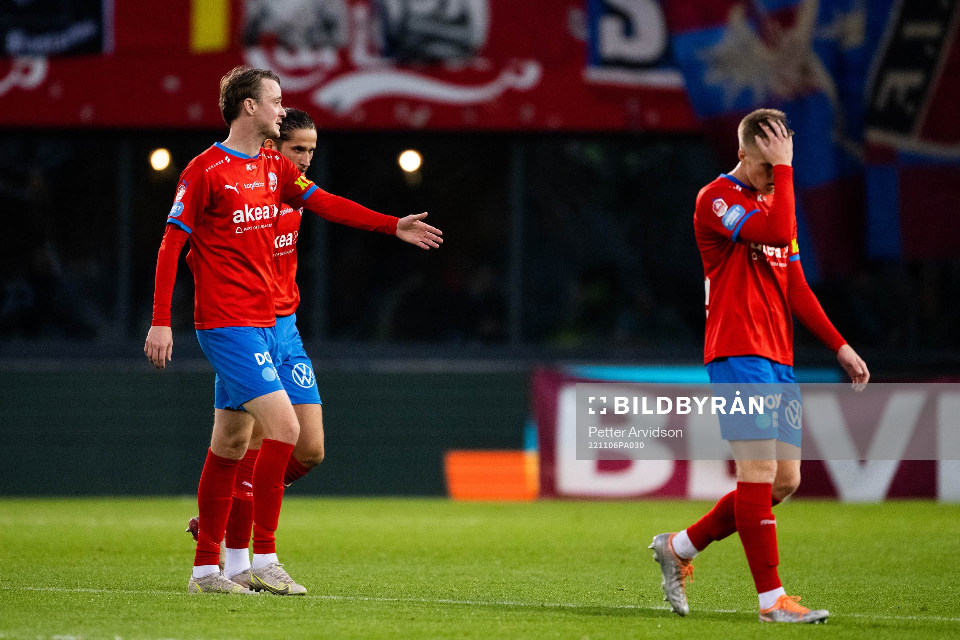 Helsingborgs Rasmus Jönsson och Casper Widell deppar