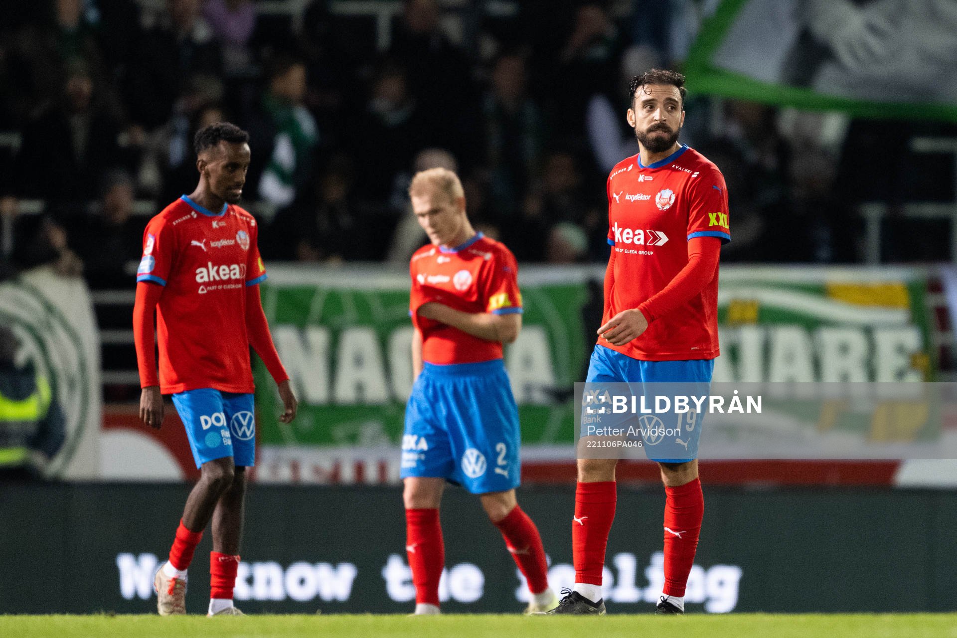 Helsingborgs Taha Ali och Abdul Rahman Khalili deppar