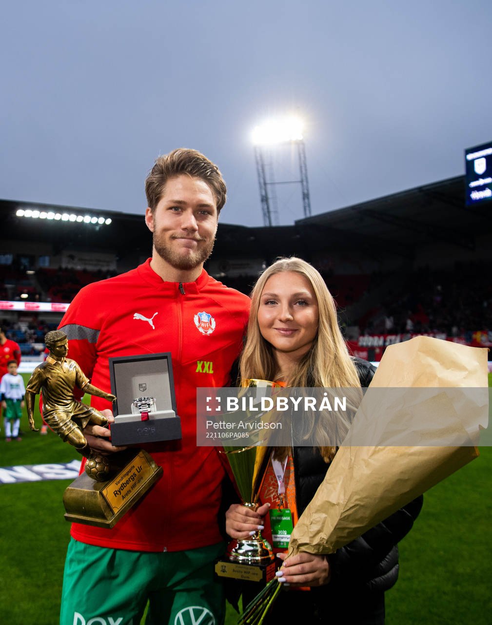 Kalle Joelsson, Årets HIFare herr och Tilda Jonhag, Årets