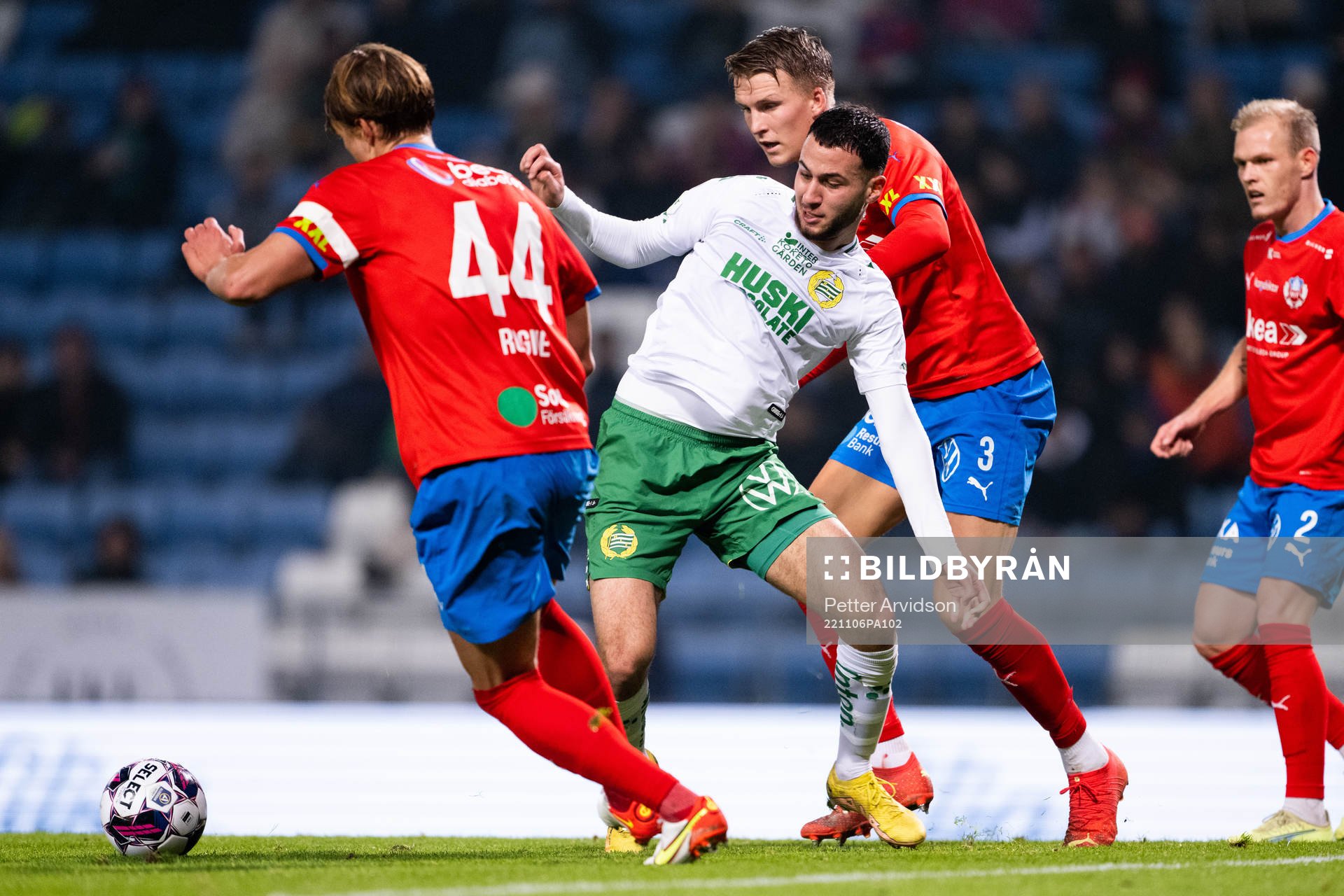 Hammarbys Abdelrahman Saidi och Helsingborgs Casper Widell