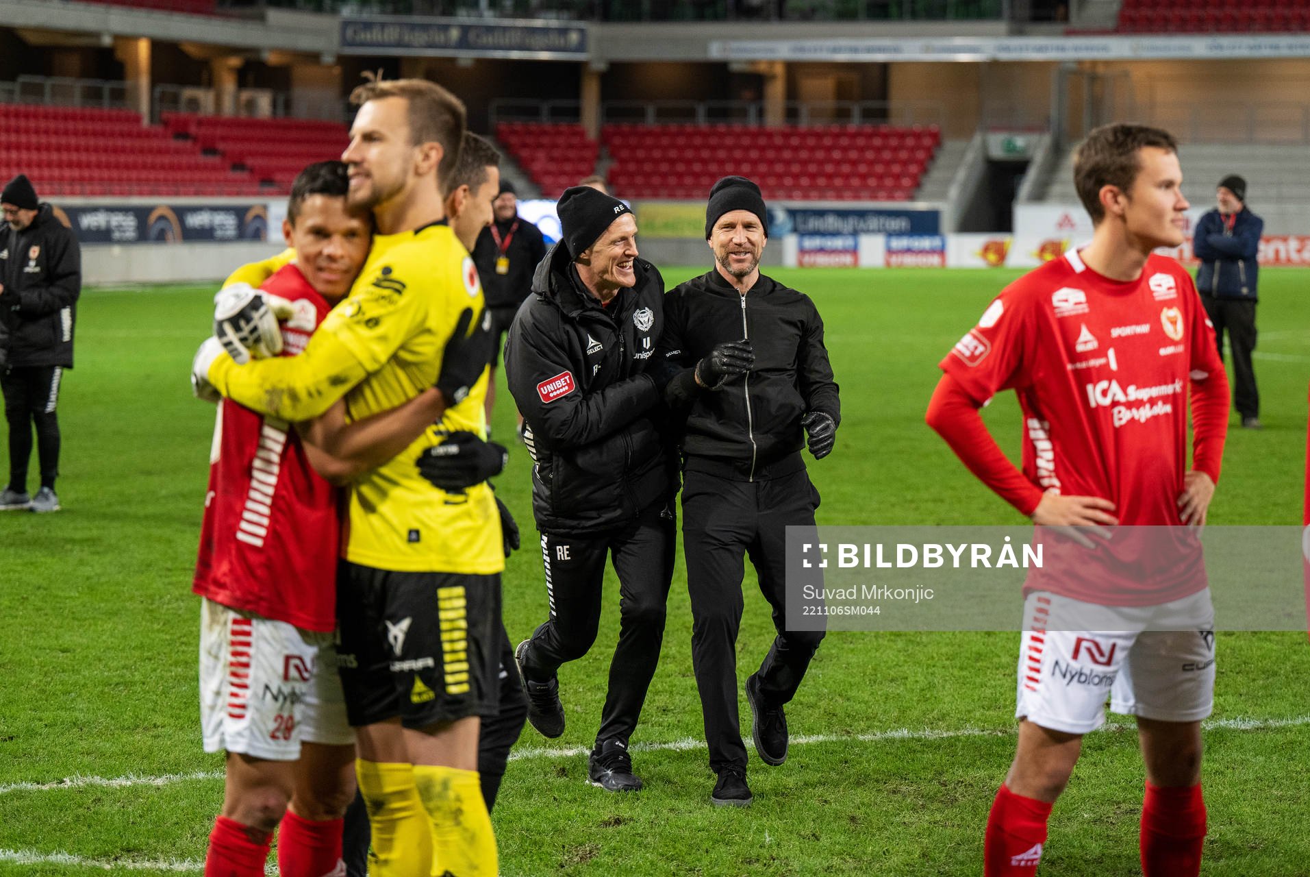 Kalmars assisterande tränare Rasmus Elm och tränare