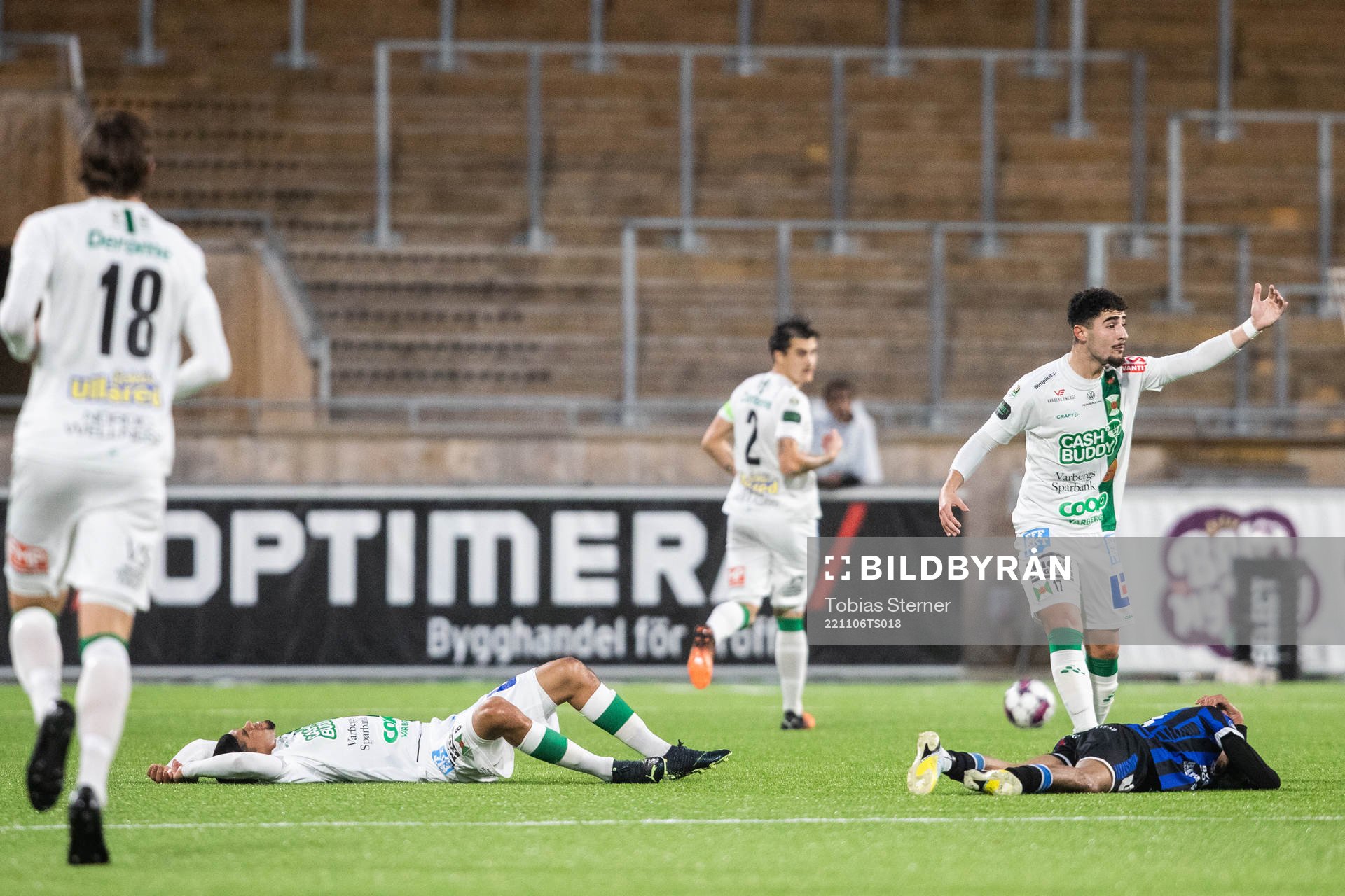 Varbergs Luke Le Roux och Sirius Tashreeq Matthews har ont