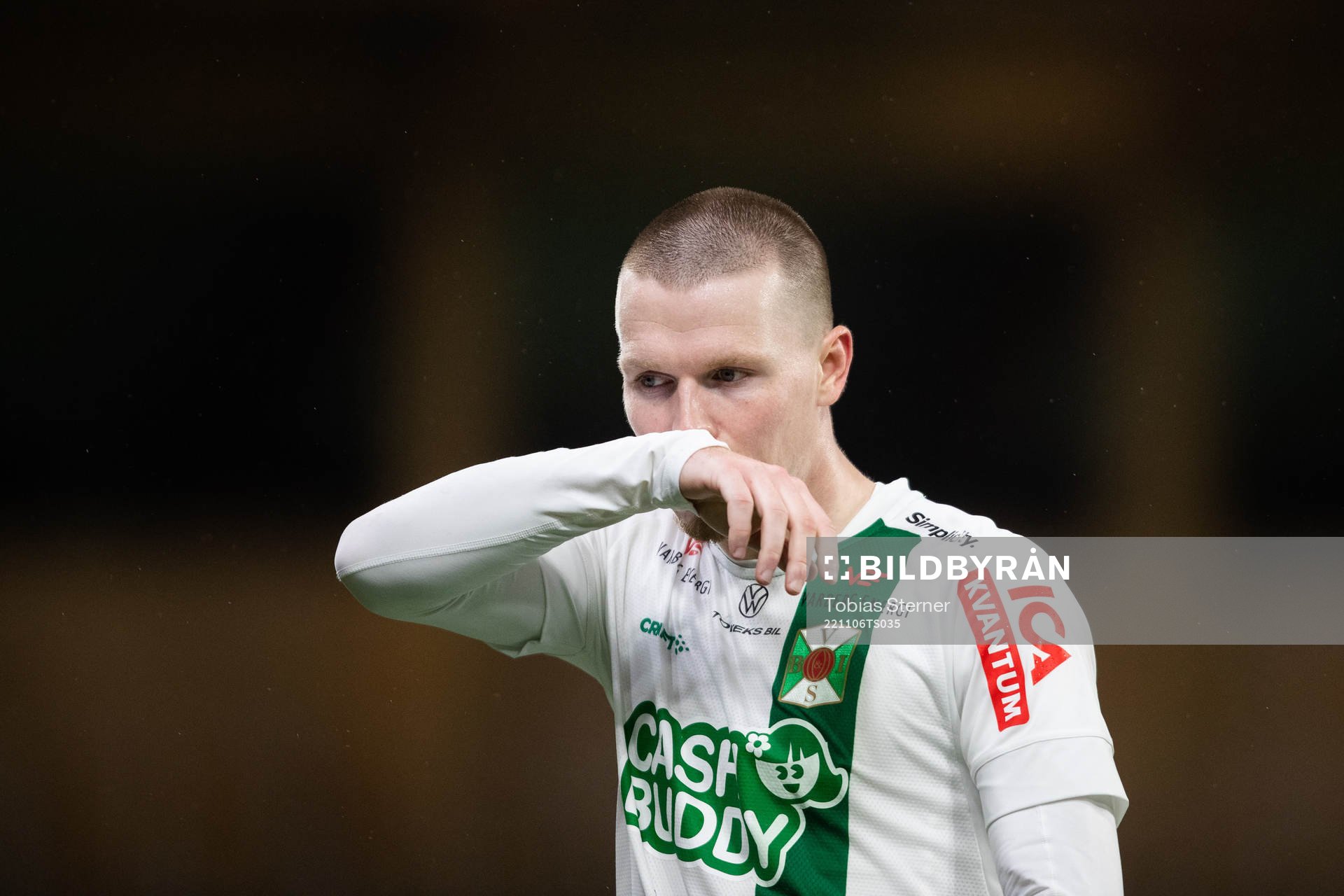 Varbergs Anton Liljenbäck deppar