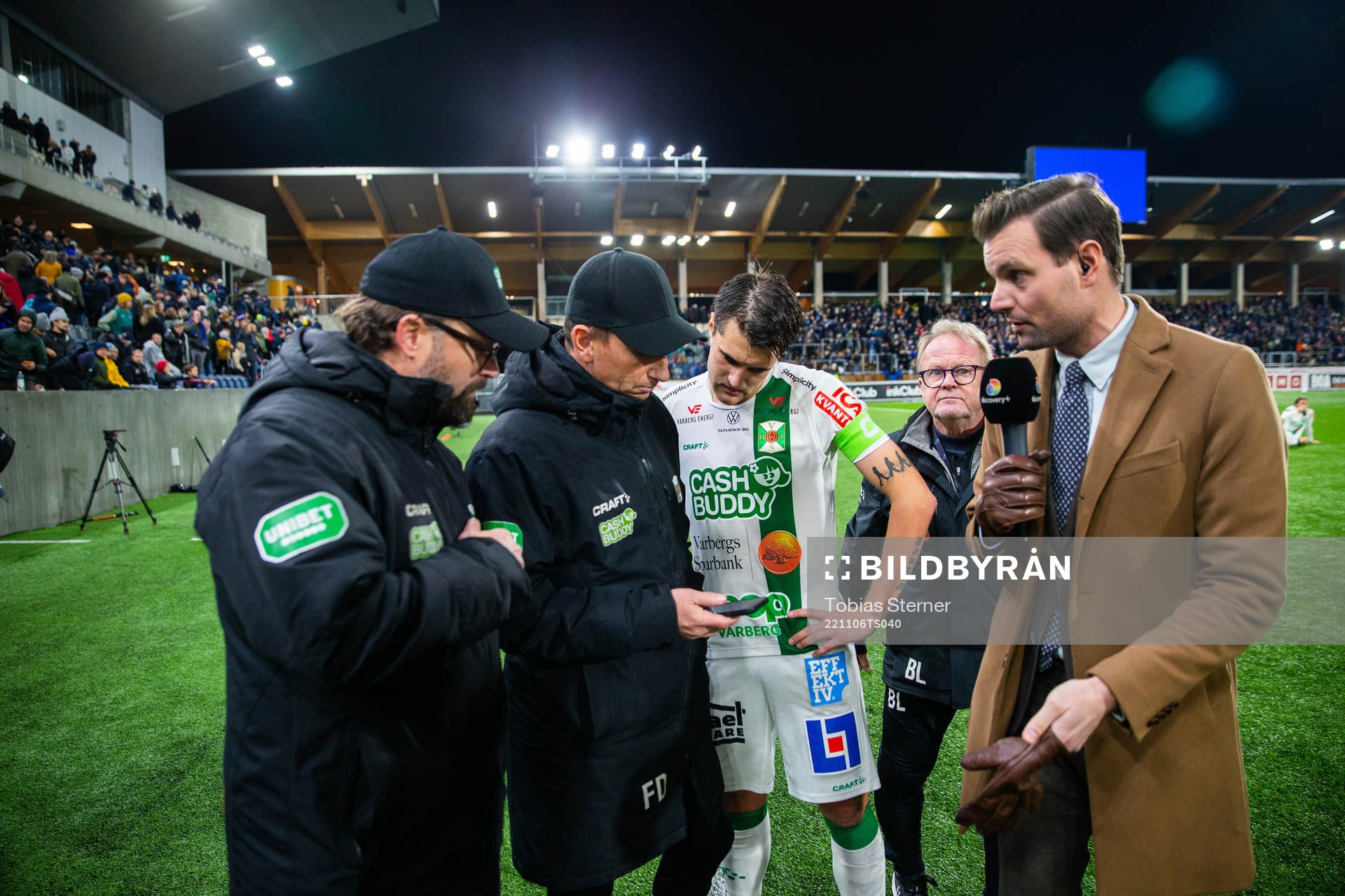 Varbergs huvudtränare Joakim Persson, assisterande