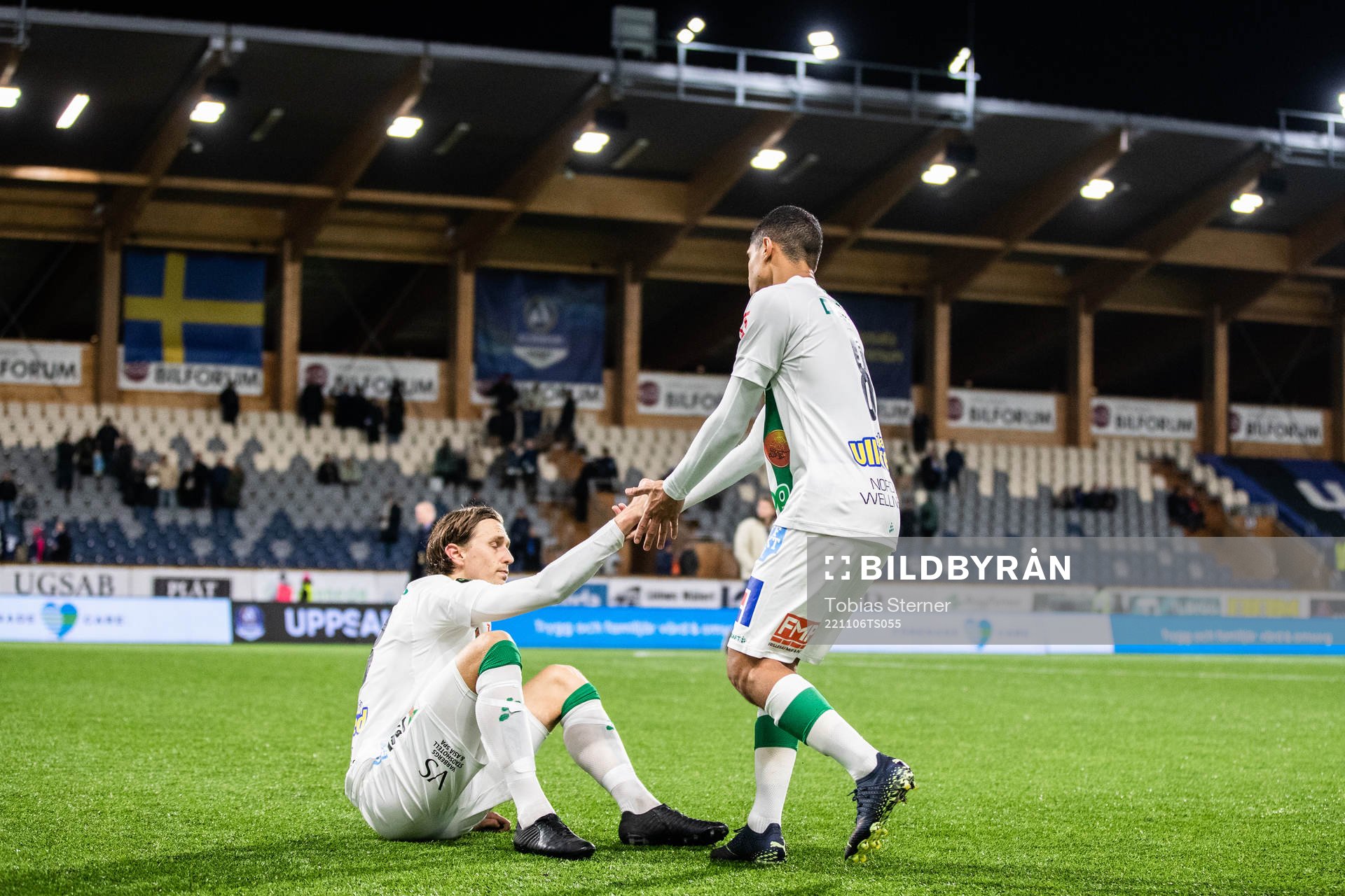 Varbergs Joakim Lindner och Luke Le Roux deppar
