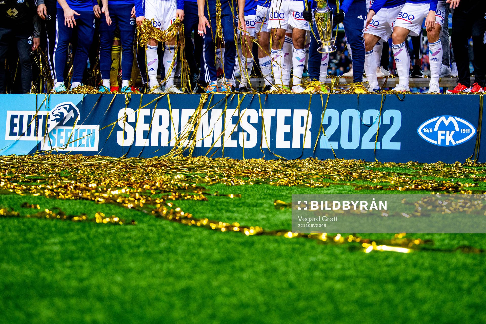 Players of Molde celebrate