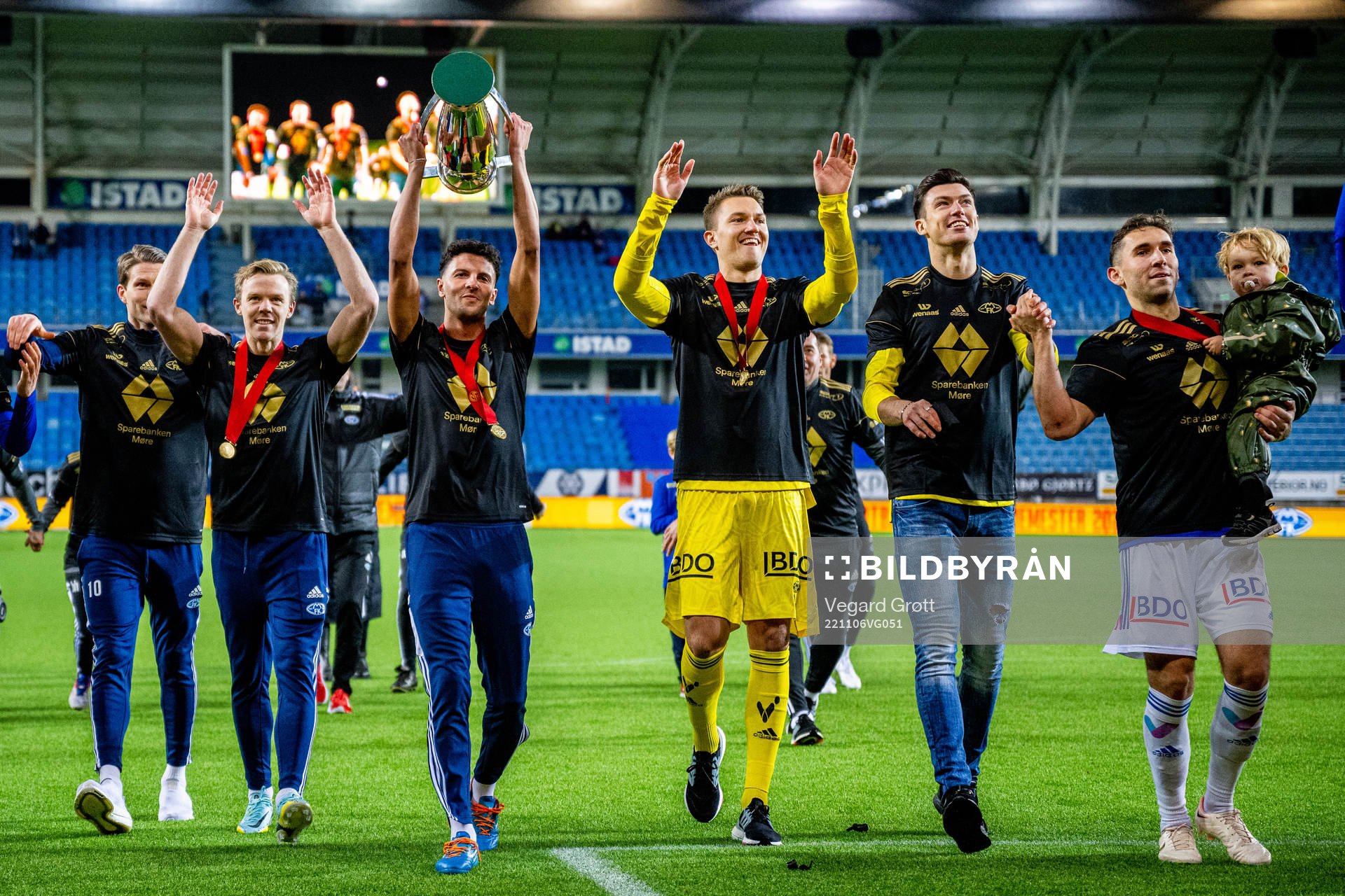 Erling Knudtzon, Rafik Zekhnini, goalkeeper Jacob
