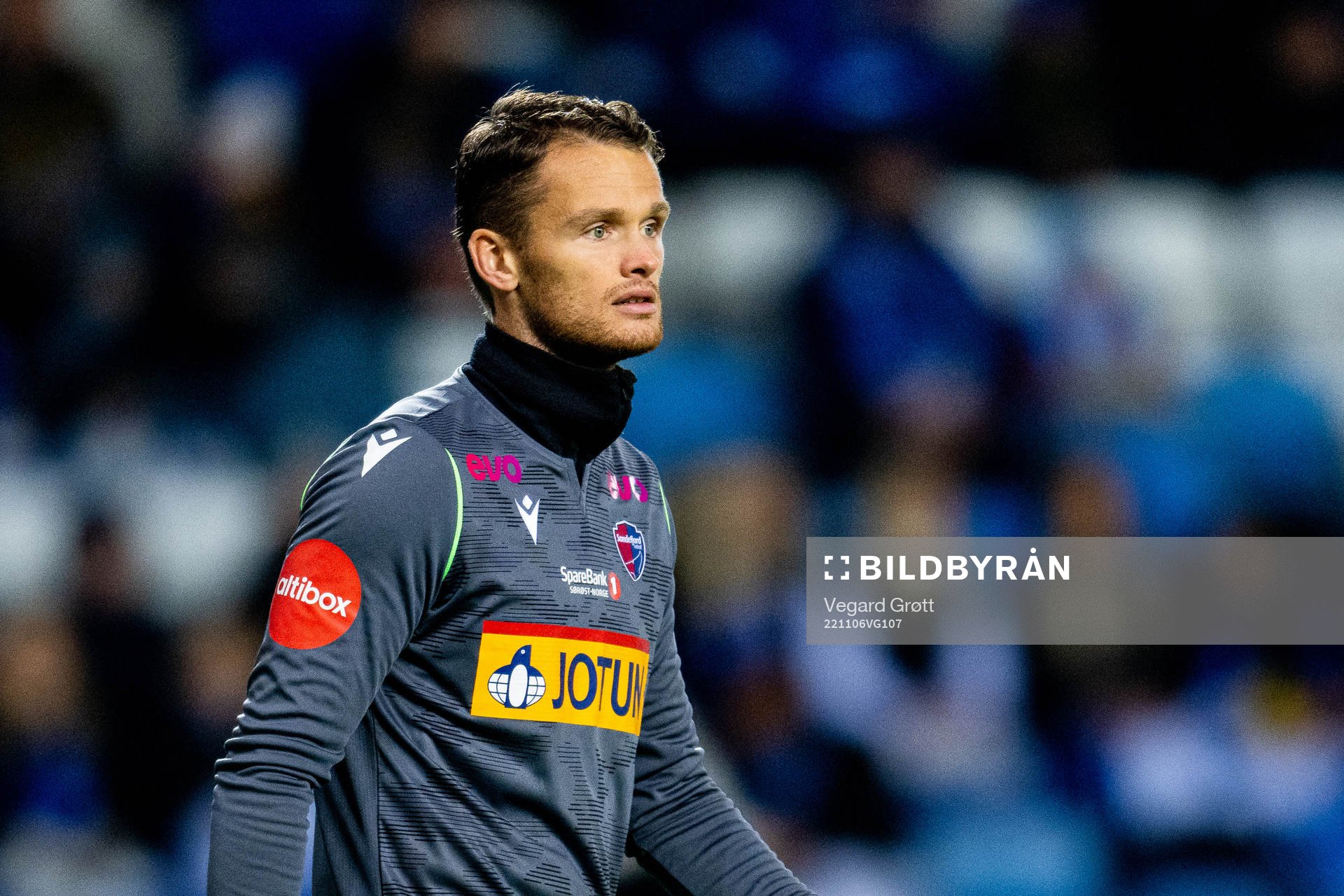 Goalkeeper Jacob Storevik of Sandefjord