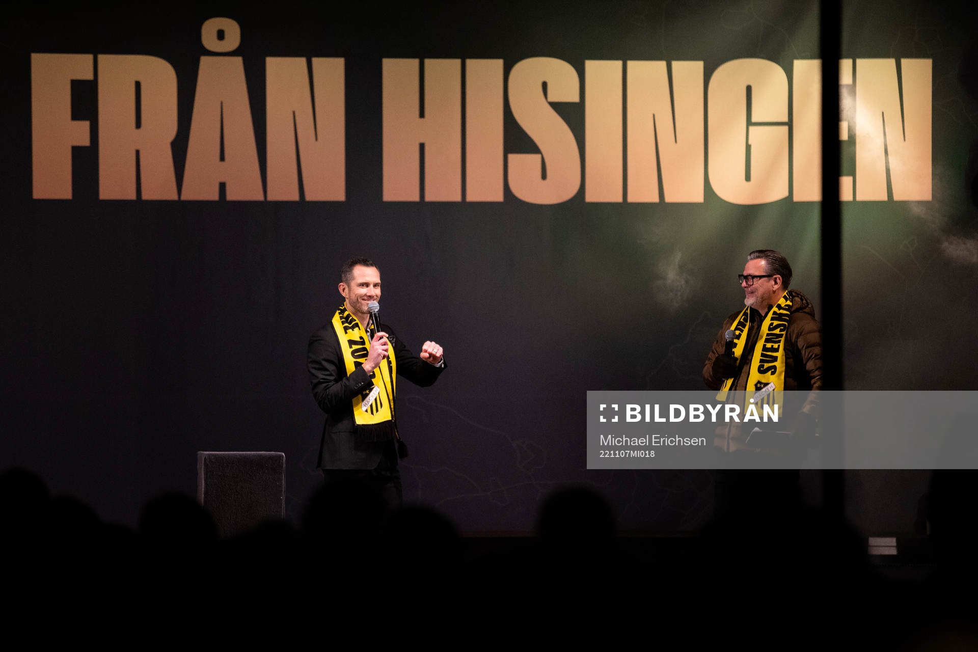 Häckens sportchef Martin Ericsson och Joakim Geigert