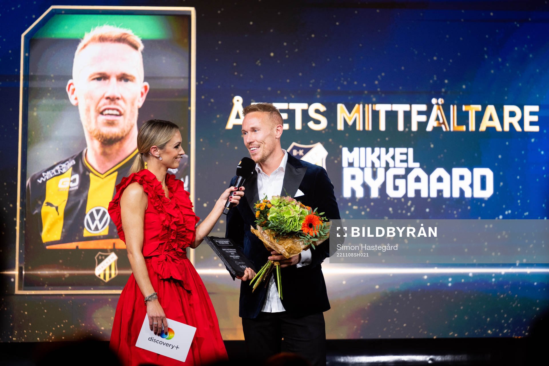 Häckens Mikkel Rygaard Jensen, Årets mittfältare