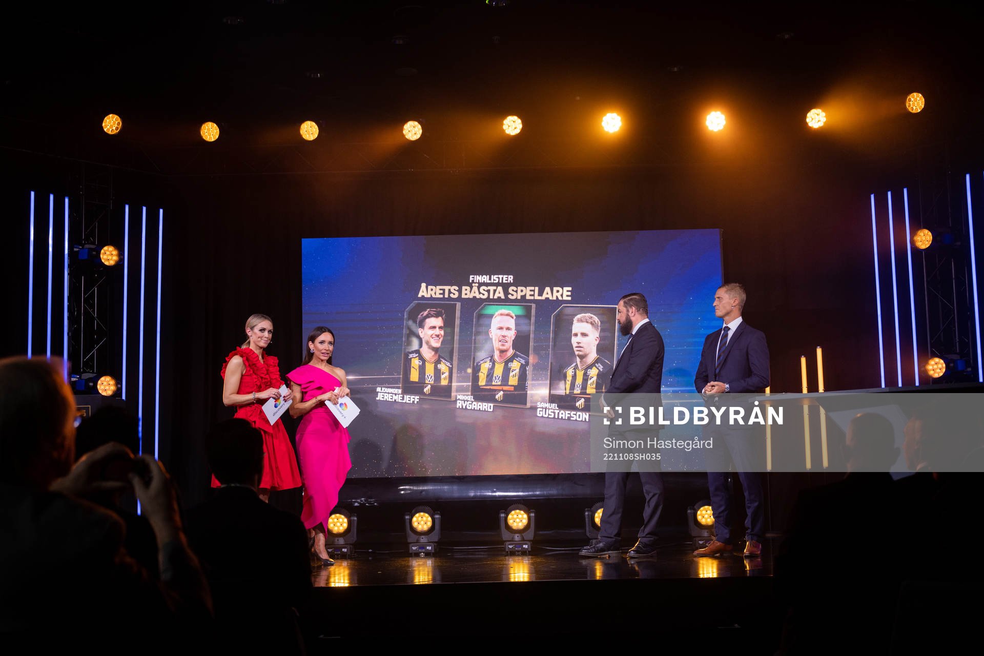 Häckens Alexander Jeremejeff, Mikkel Rygaard Jensen och