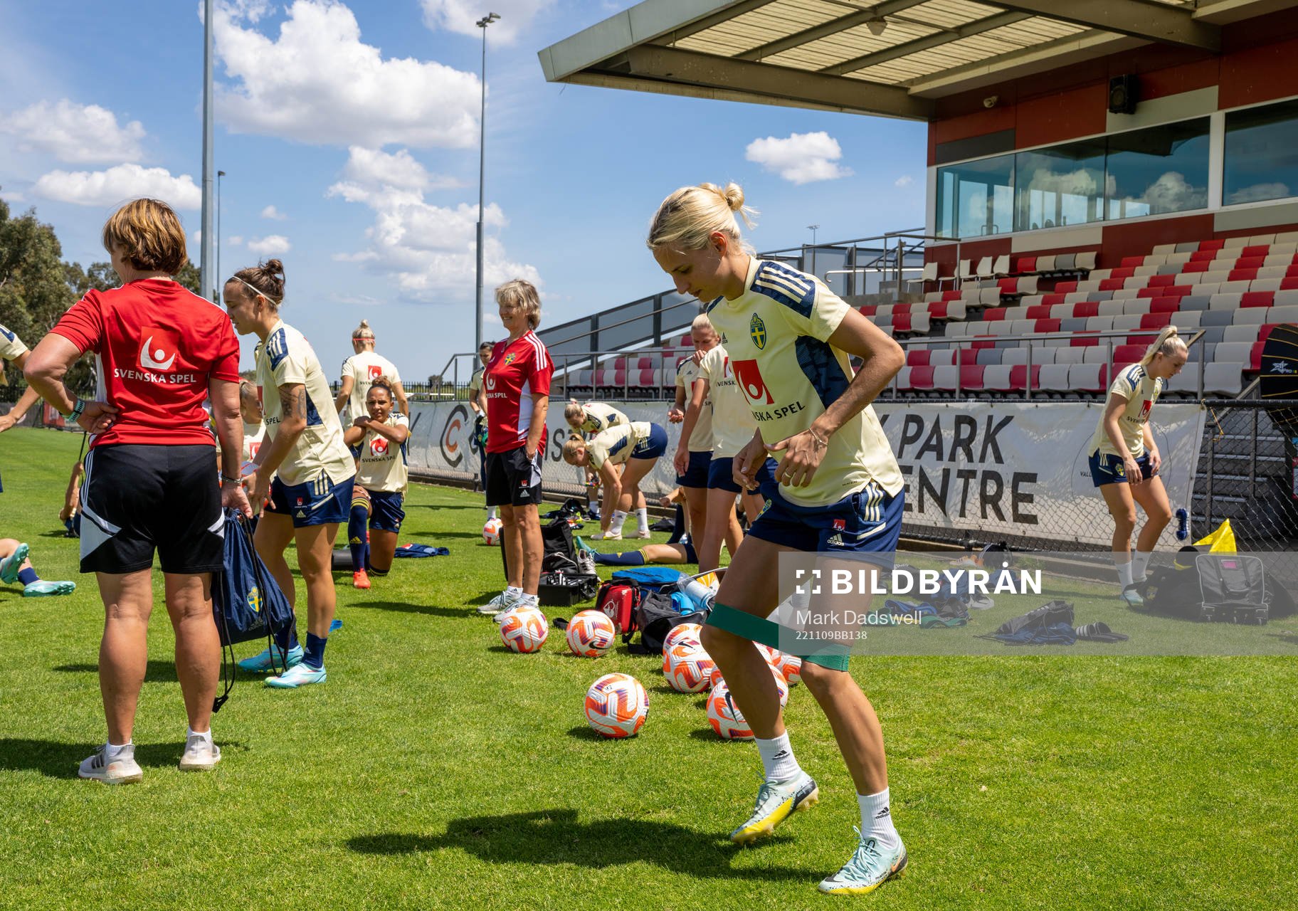 Nathalie Björn of the Swedish women's national football