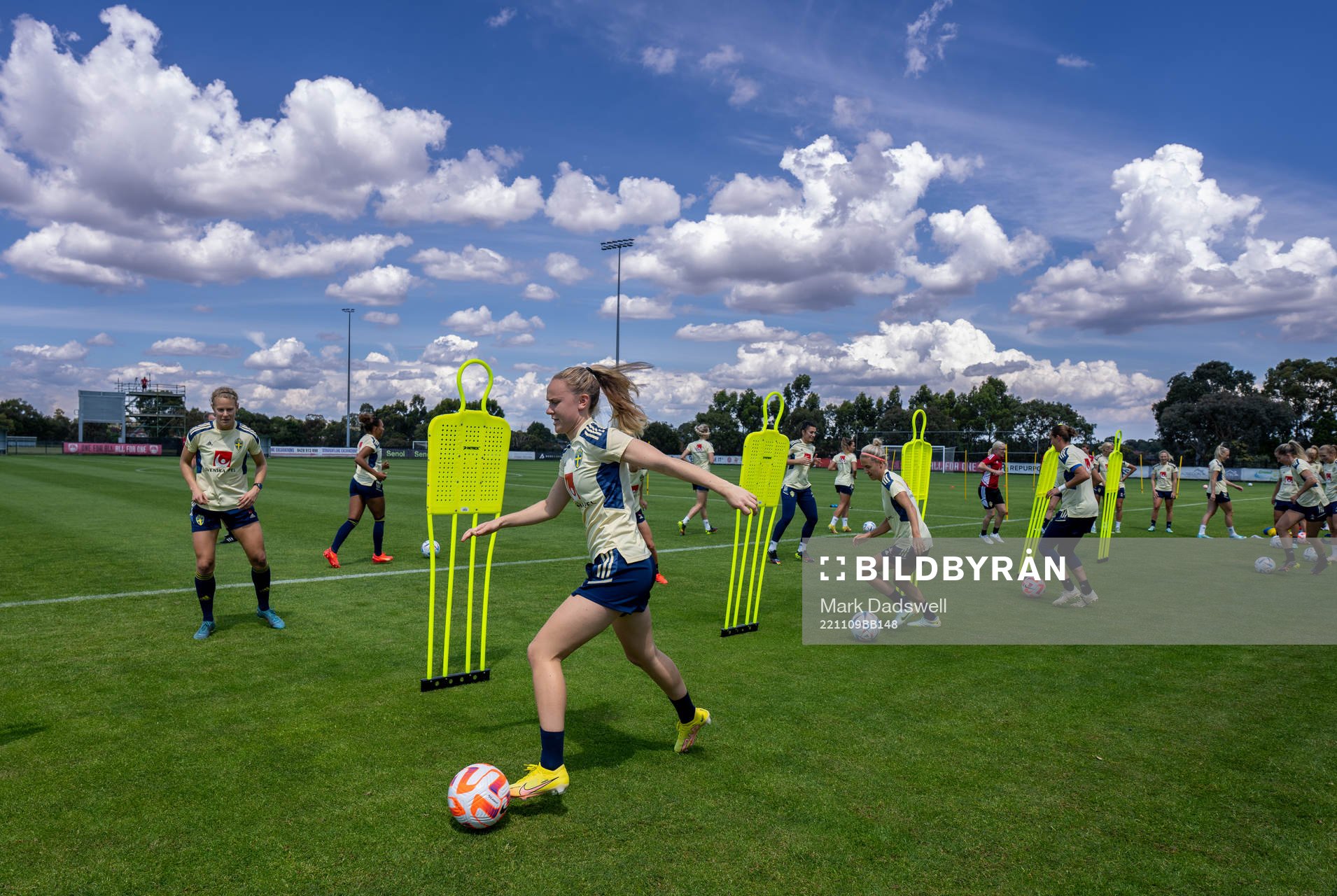 Hanna Lundkvist of the Swedish women's national football