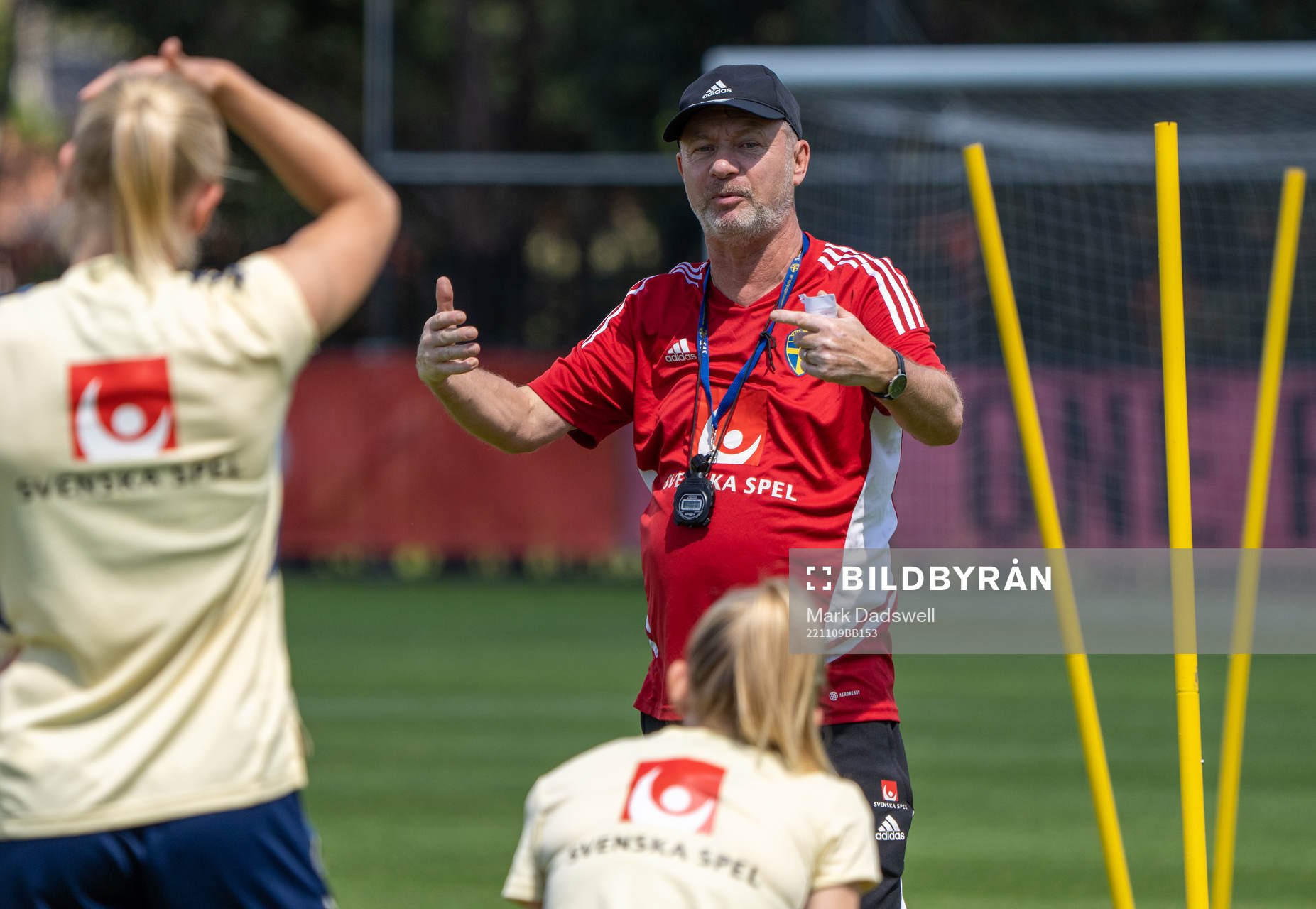 Head coach Peter Gerhardsson of the Swedish women's