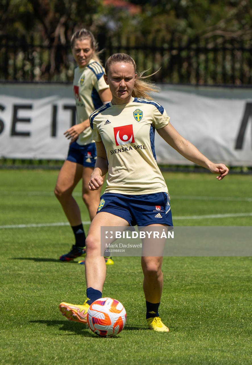 Matilda Vinberg of the Swedish women's national football