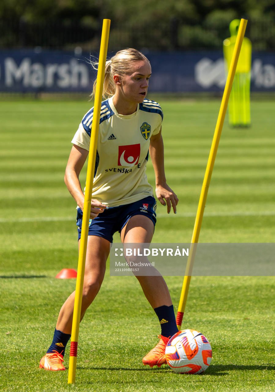 Hanna Lundkvist of the Swedish women's national football