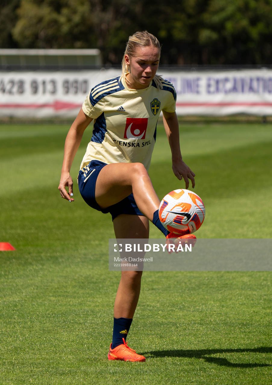 Hanna Lundkvist of the Swedish women's national football