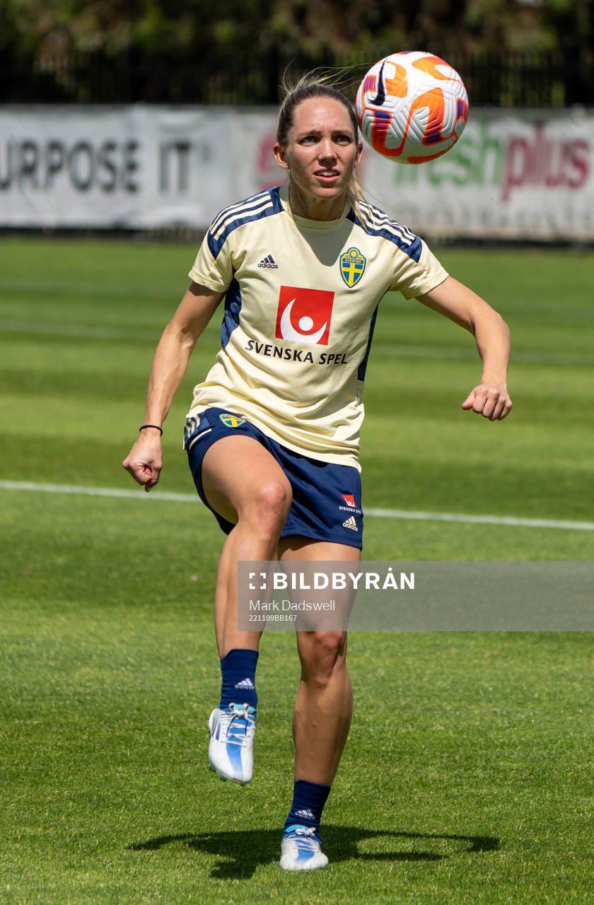 Elin Rubensson of the Swedish women's national football team