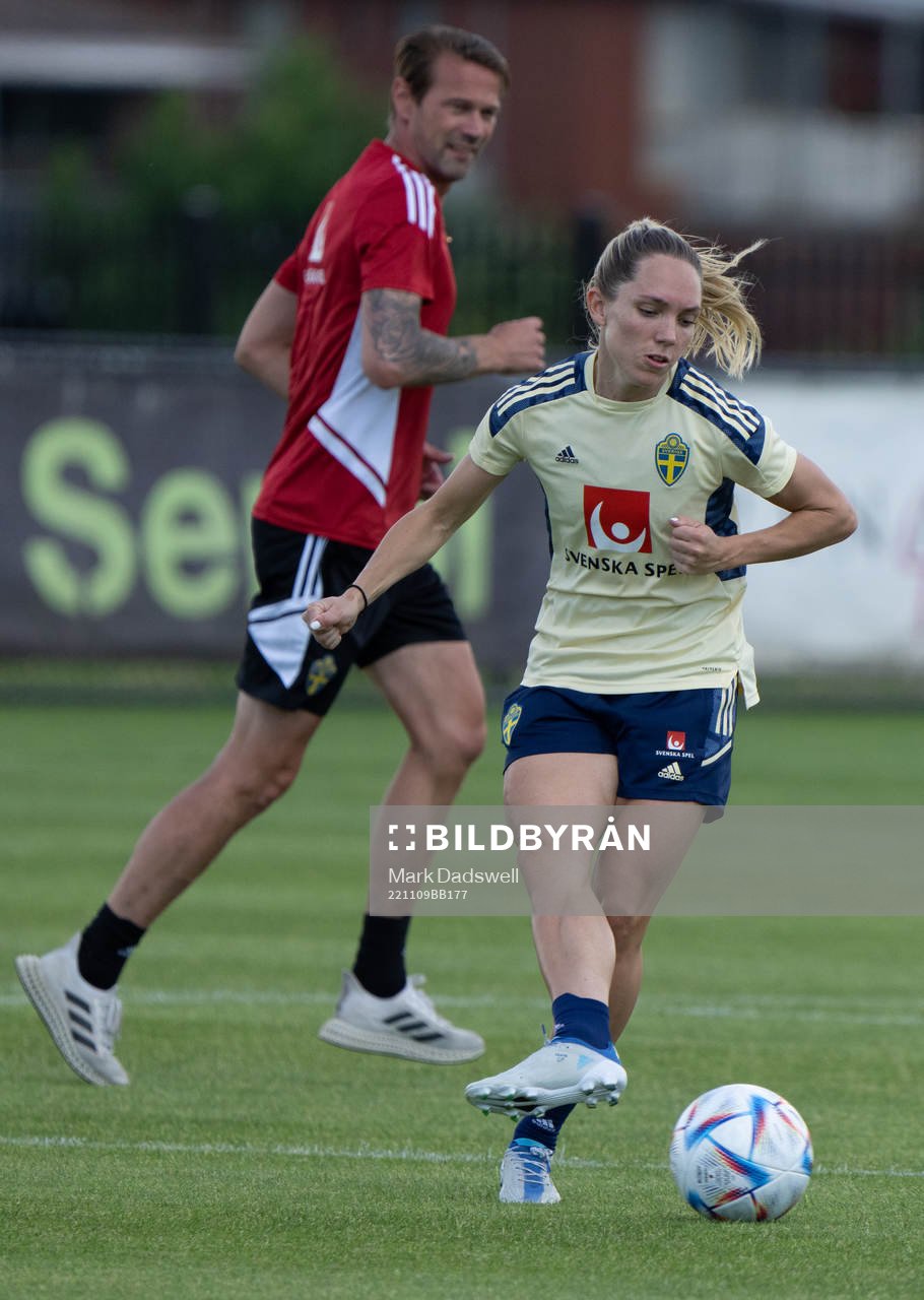 Elin Rubensson of the Swedish women's national football team