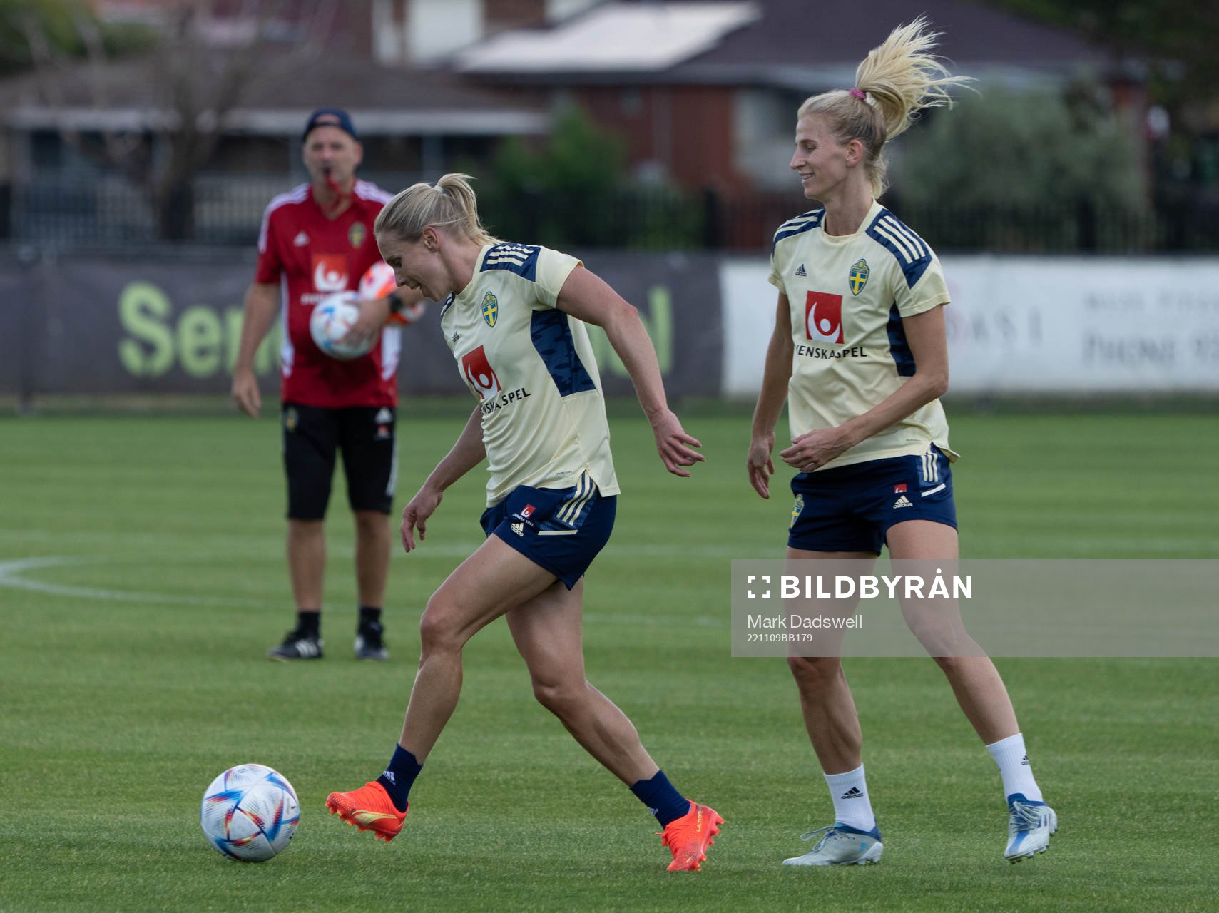 Jonna Andersson and Sofia Jakobsson of the Swedish women's