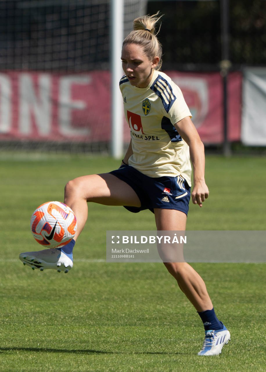Elin Rubensson of the Swedish women's national football team