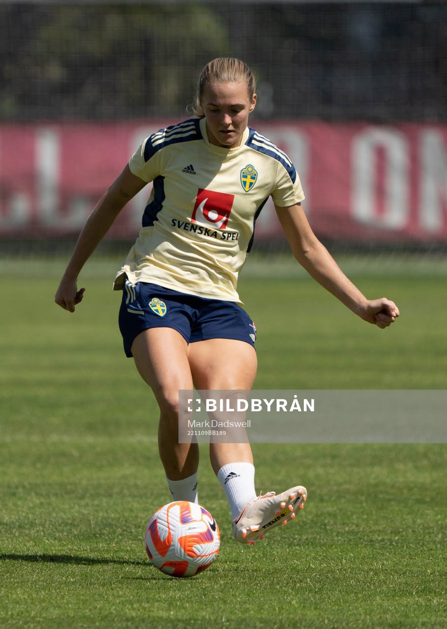 Magdalena Eriksson of the Swedish women's national football
