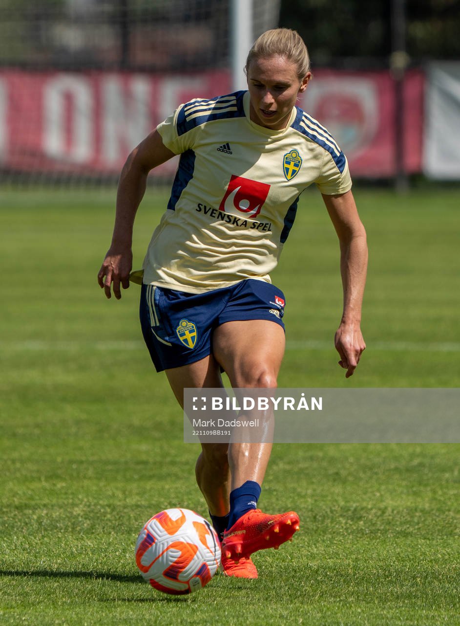 Jonna Andersson of the Swedish women's national football