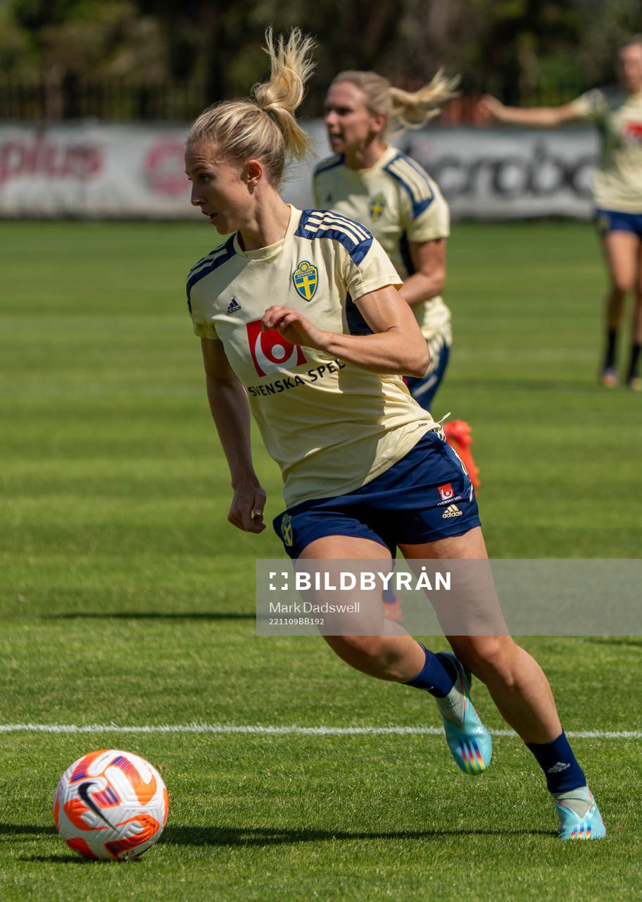 Rebecka Blomqvist of the Swedish women's national football