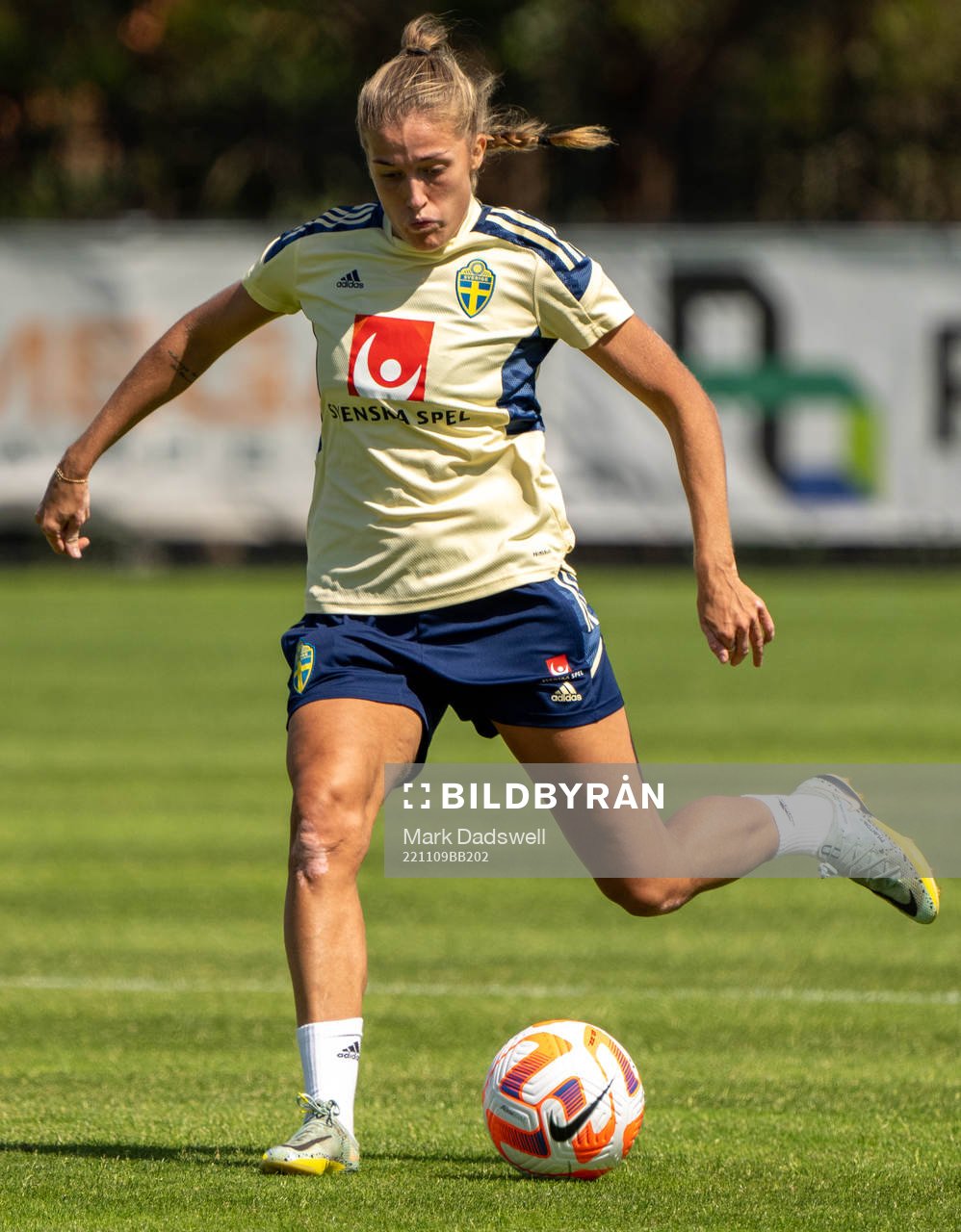 Filippa Angeldahl of the Swedish women's national football