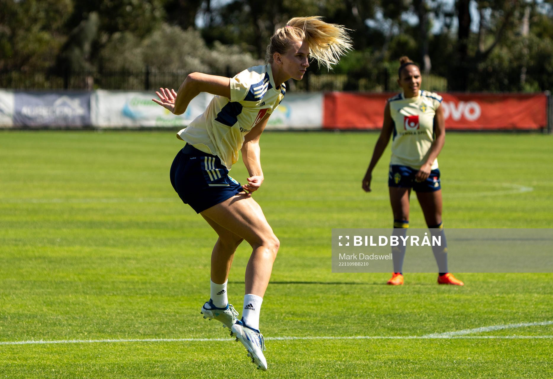 Sofia Jakobsson of the Swedish women's national football