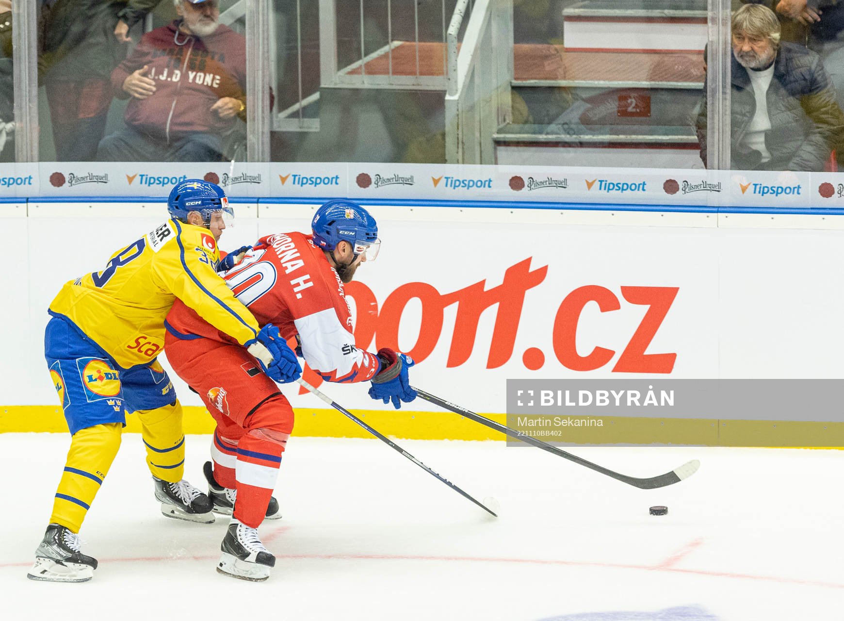 Olle Alsing of Sweden and  Zohorna Hynek of Czech Republic