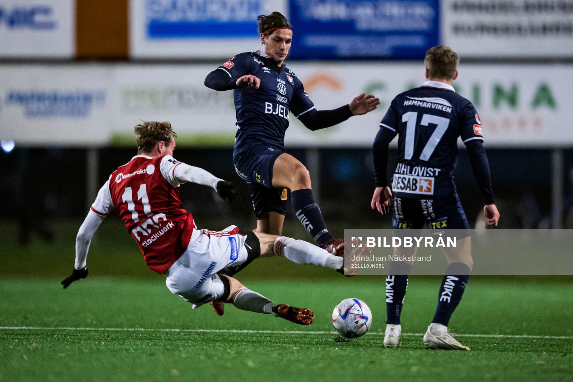 Örgrytes Kevin Ackermann och Sandvikens Martin Springfeldt