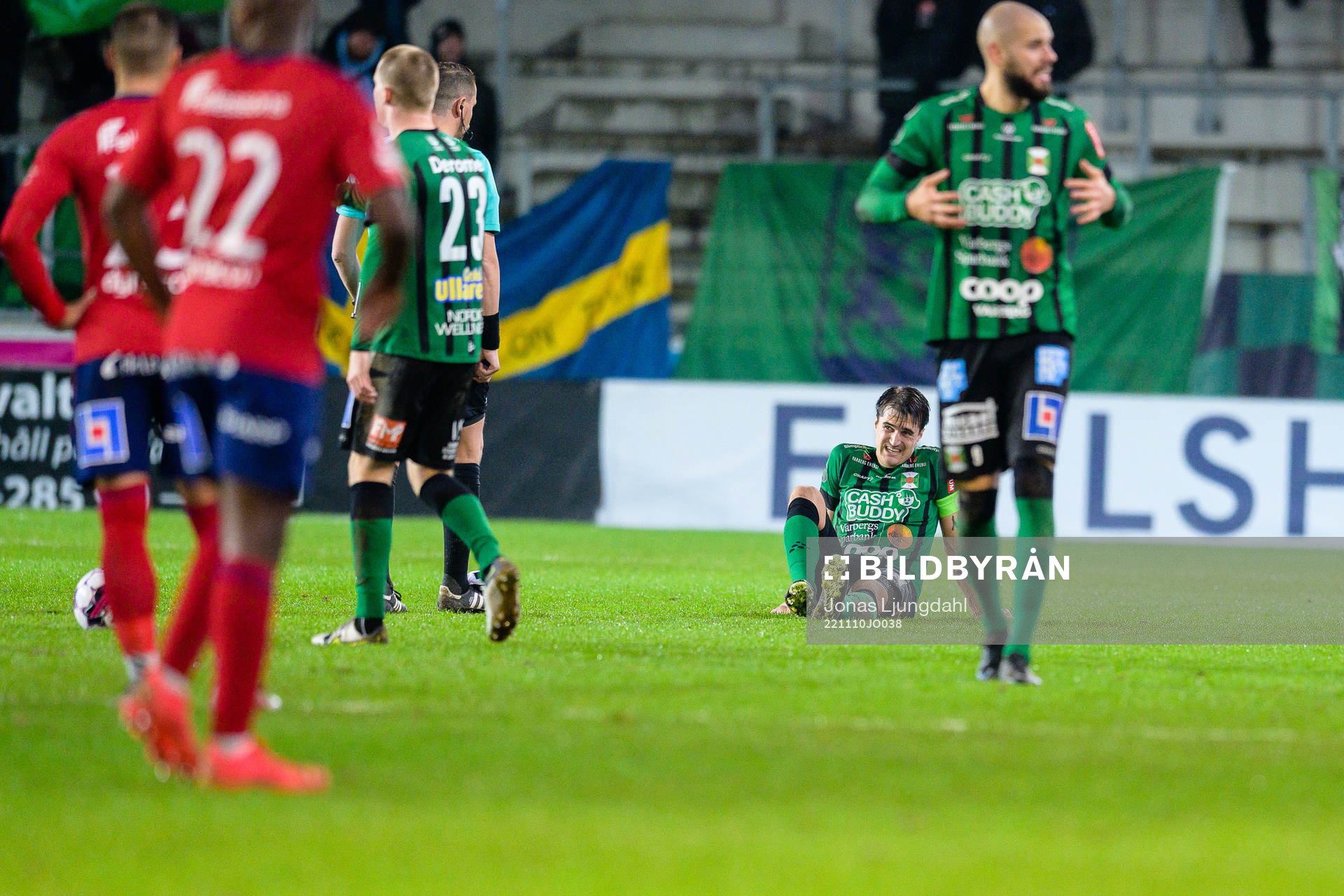 Varbergs Jon Birkfeldt har ont