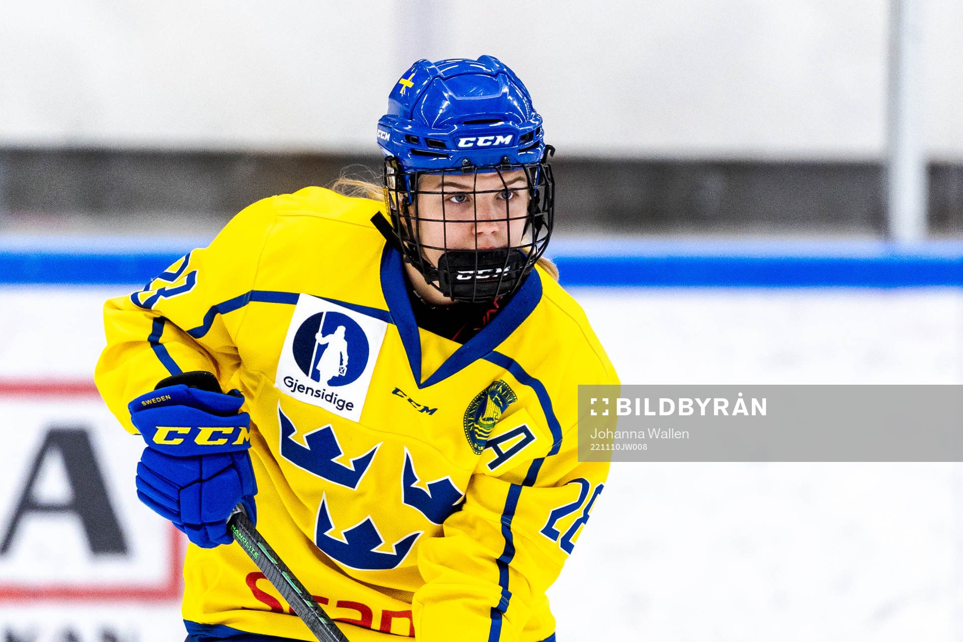 Sveriges Moa Gustafsson värmer upp