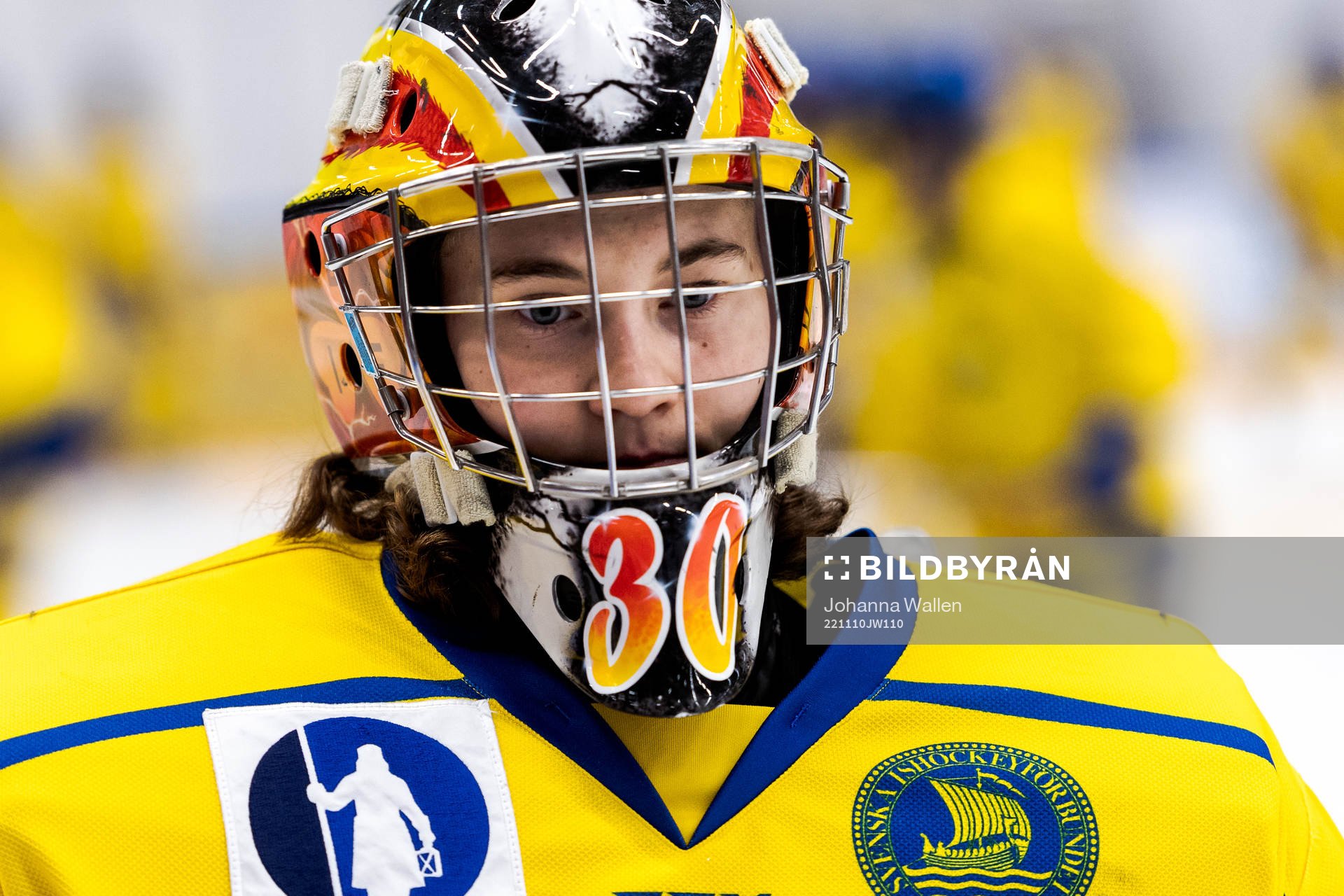 Sveriges målvakt Felicia Frank