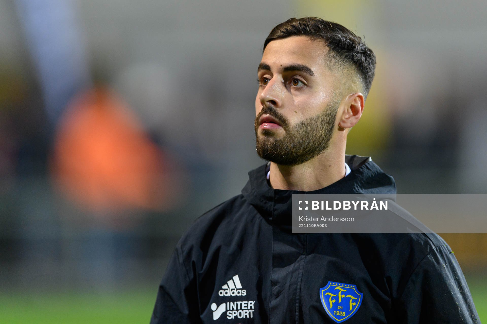 Falkenbergs FFs målvakt Nadeem Omar före match ett i