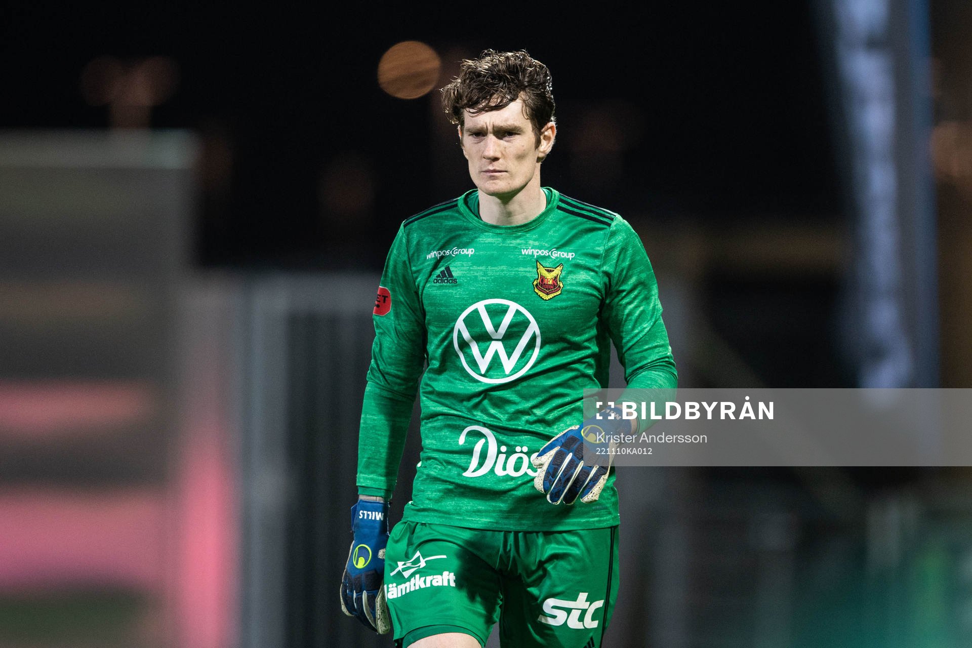 Östersunds målvakt Andrew Robert Mills