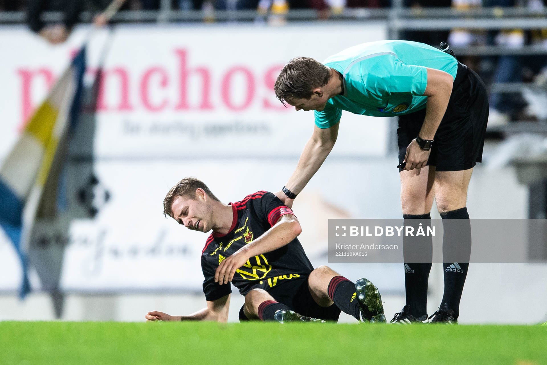 Östersunds Ludvig Fritzson har ont