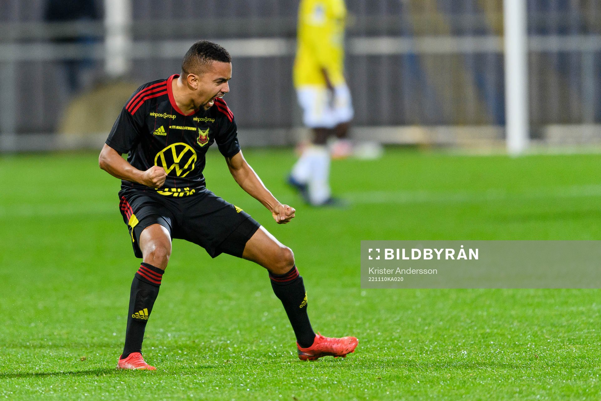 Östersunds Erick Brendon Pinheiro da Silva jublar