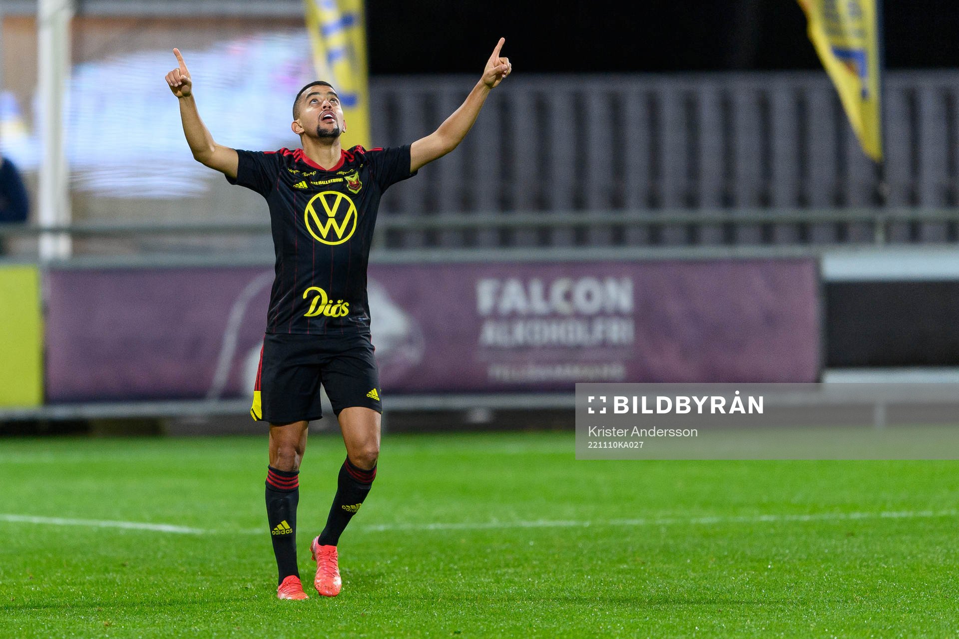 Östersunds Erick Brendon Pinheiro da Silva jublar