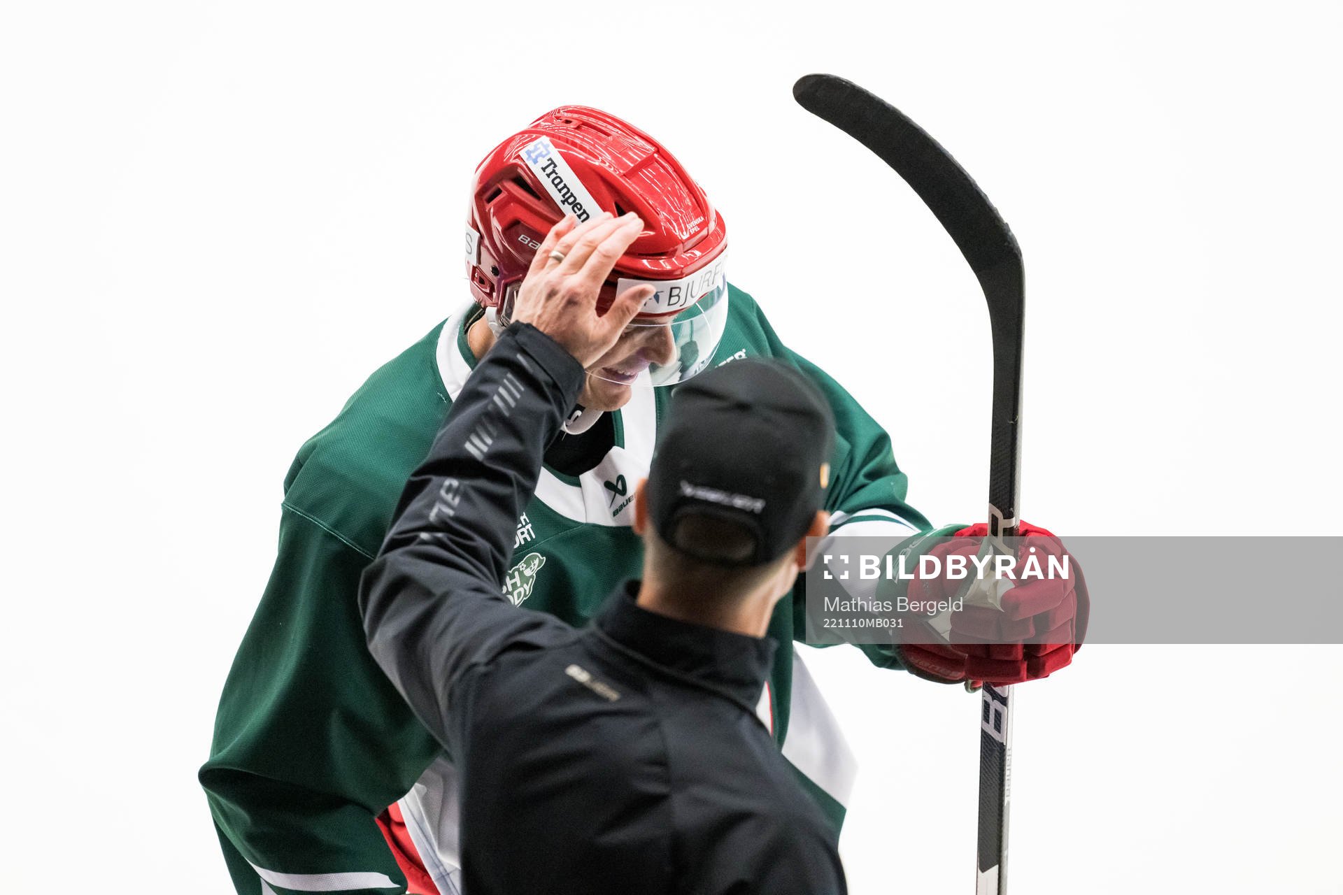 Loui Eriksson och tränare Roger Rönnberg