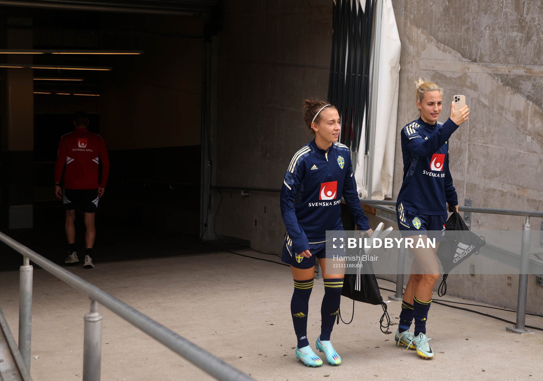 Julia Zigiotti Olme and Nathalie Björn of the Swedish